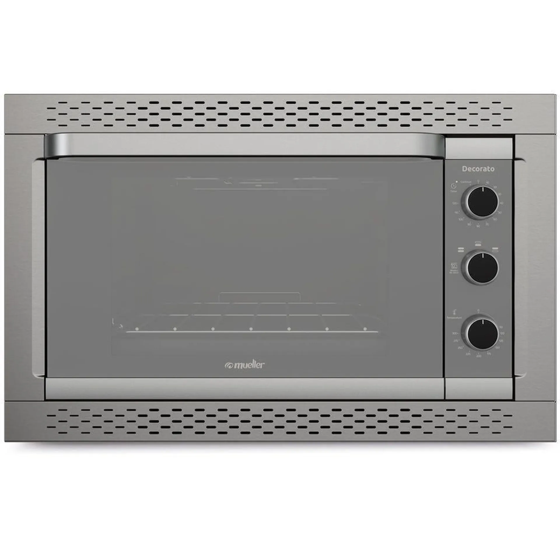 Forno Elétrico De Embutir Decorato Inox 44 Litros 220v