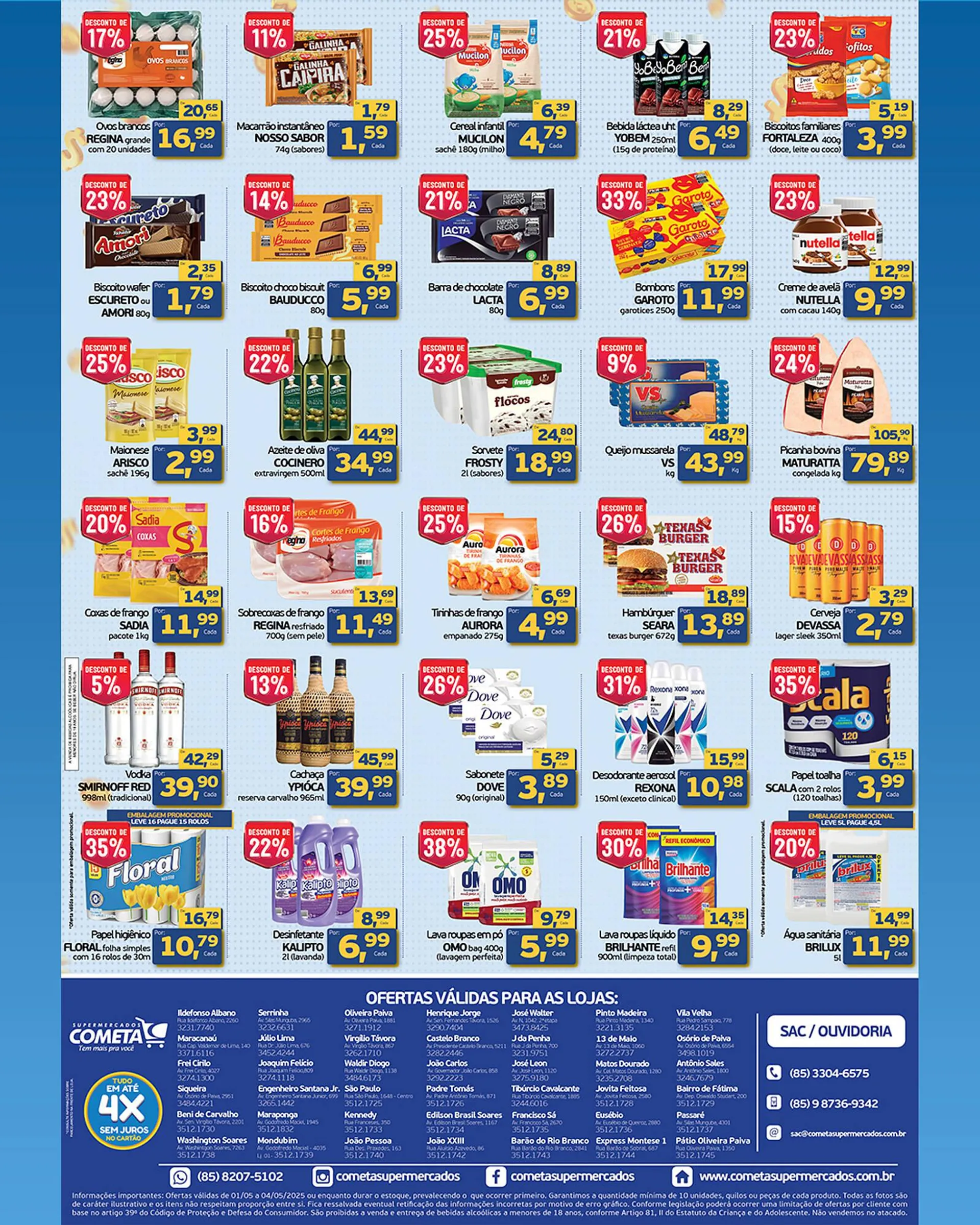 Encarte de Catálogo Cometa Supermercados 1 de maio até 4 de maio 2025 - Pagina 3