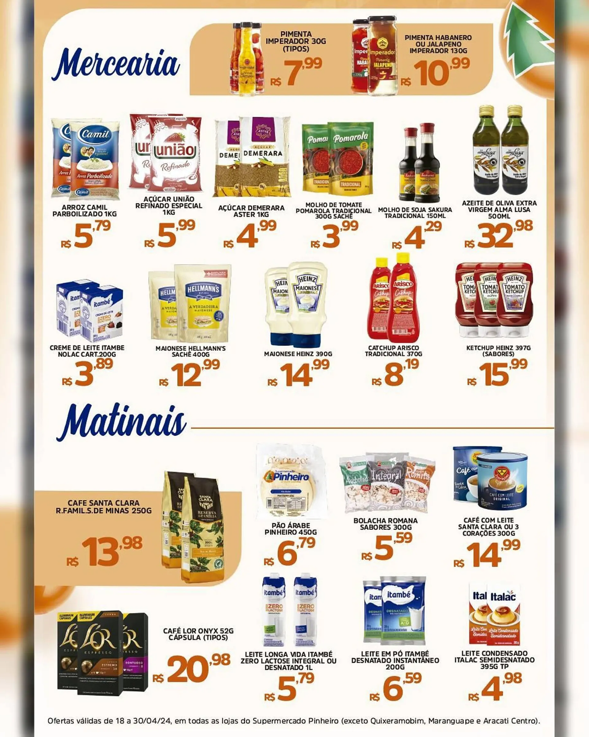 Encarte de Catálogo Pinheiro Supermercado 17 de abril até 30 de abril 2024 - Pagina 2