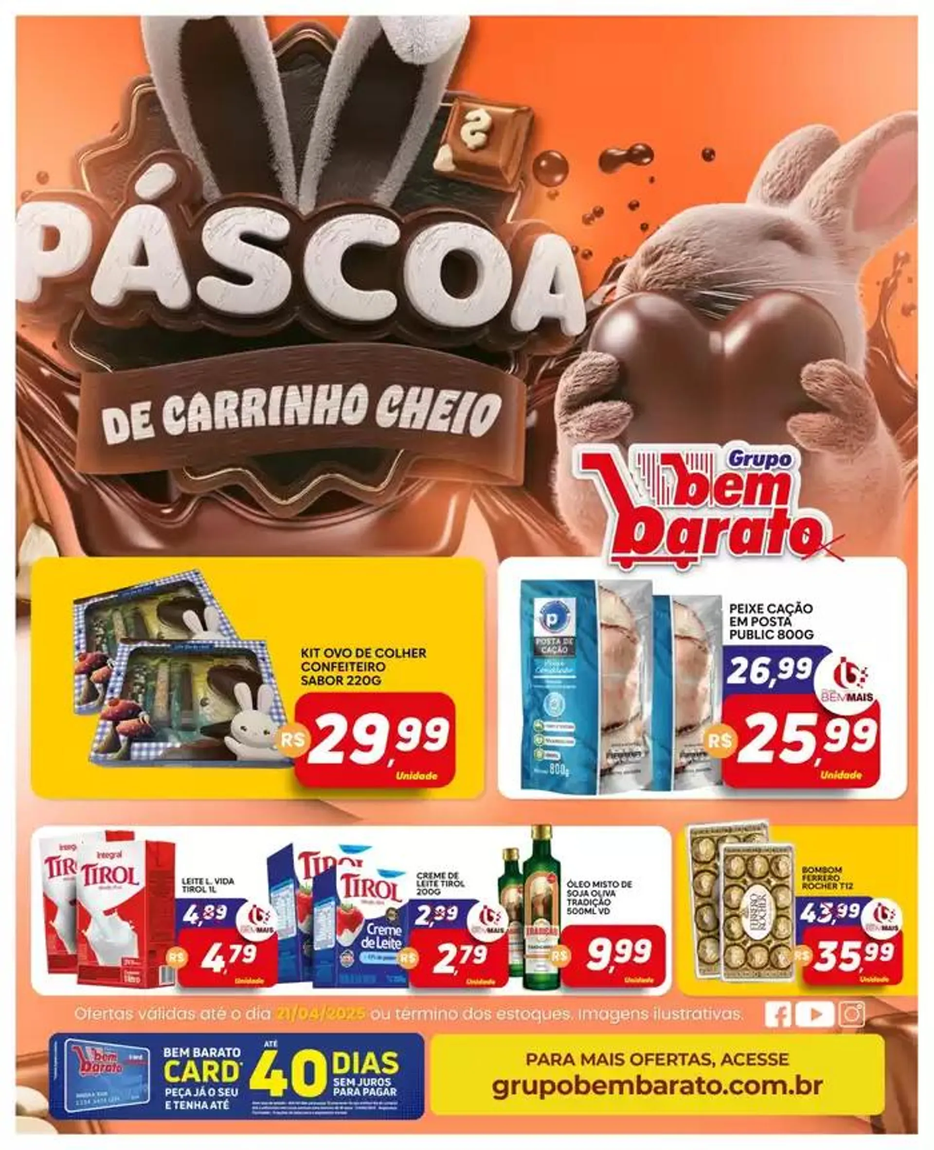 Encarte de Descubra ofertas atraentes 18 de abril até 21 de abril 2025 - Pagina 1