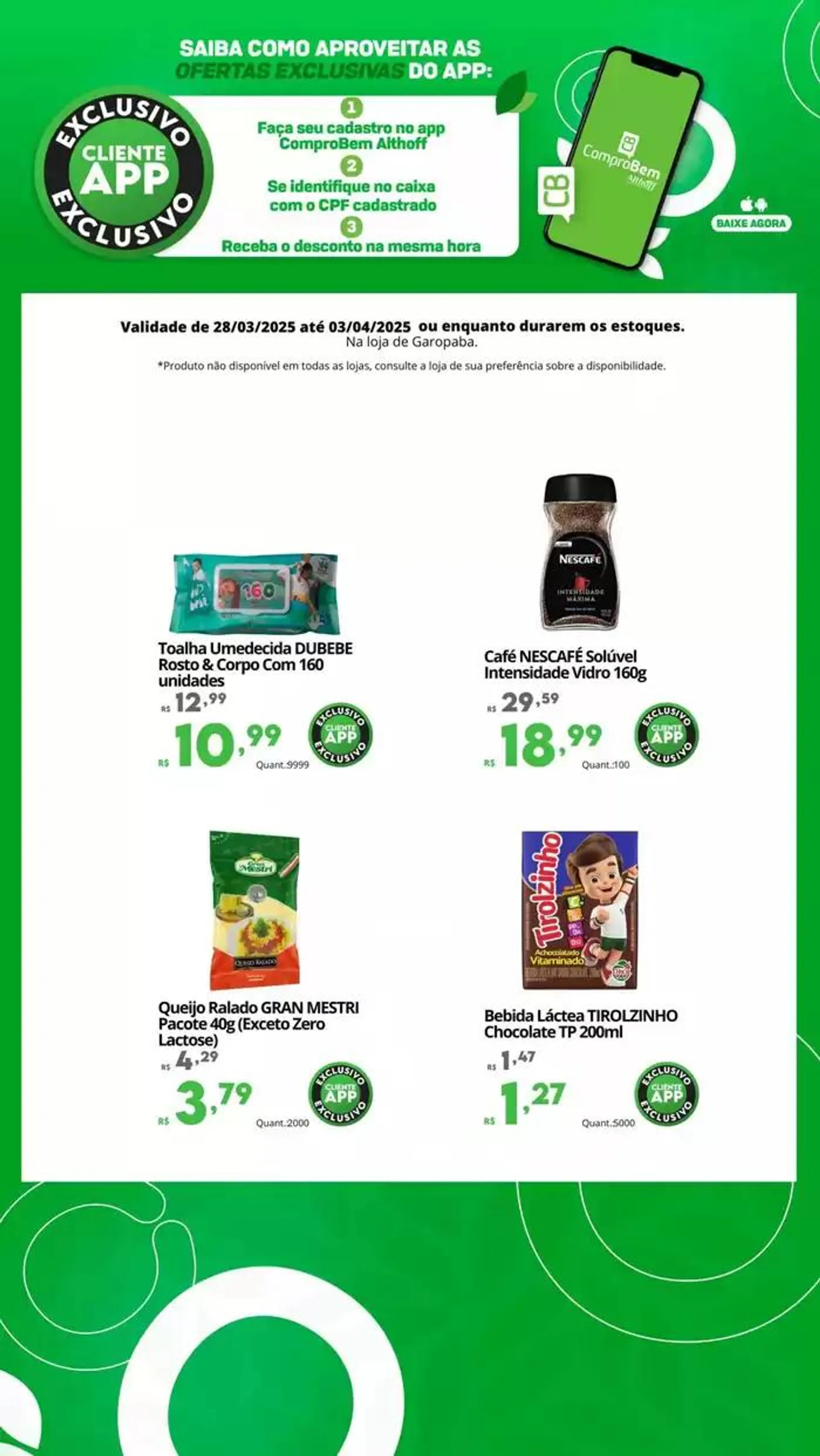 Encarte de Encarte Semanal - F10 (28/03 a 03/04). 28 de março até 3 de abril 2025 - Pagina 4