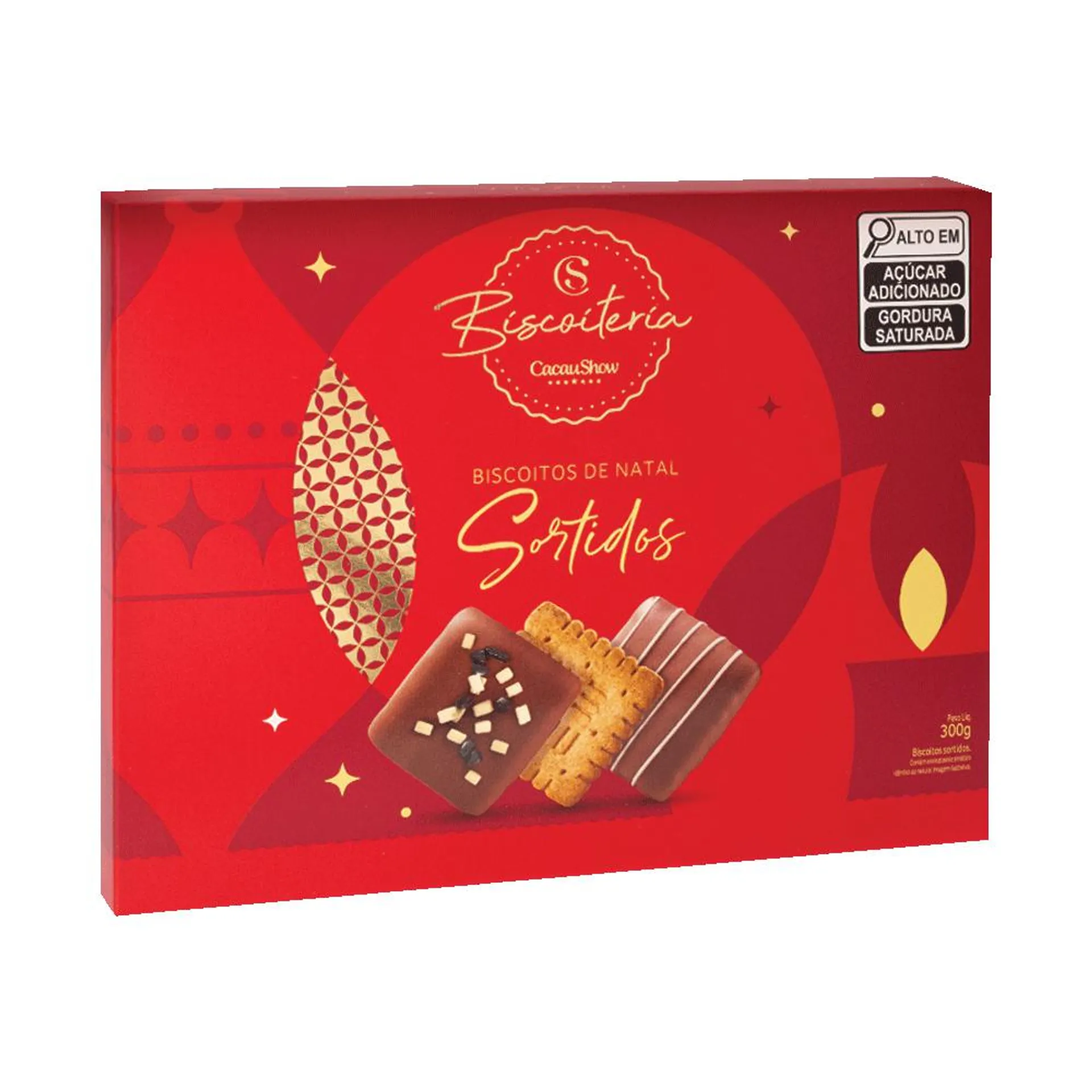 SELEÇÃO BISCOITOS DE NATAL 300G