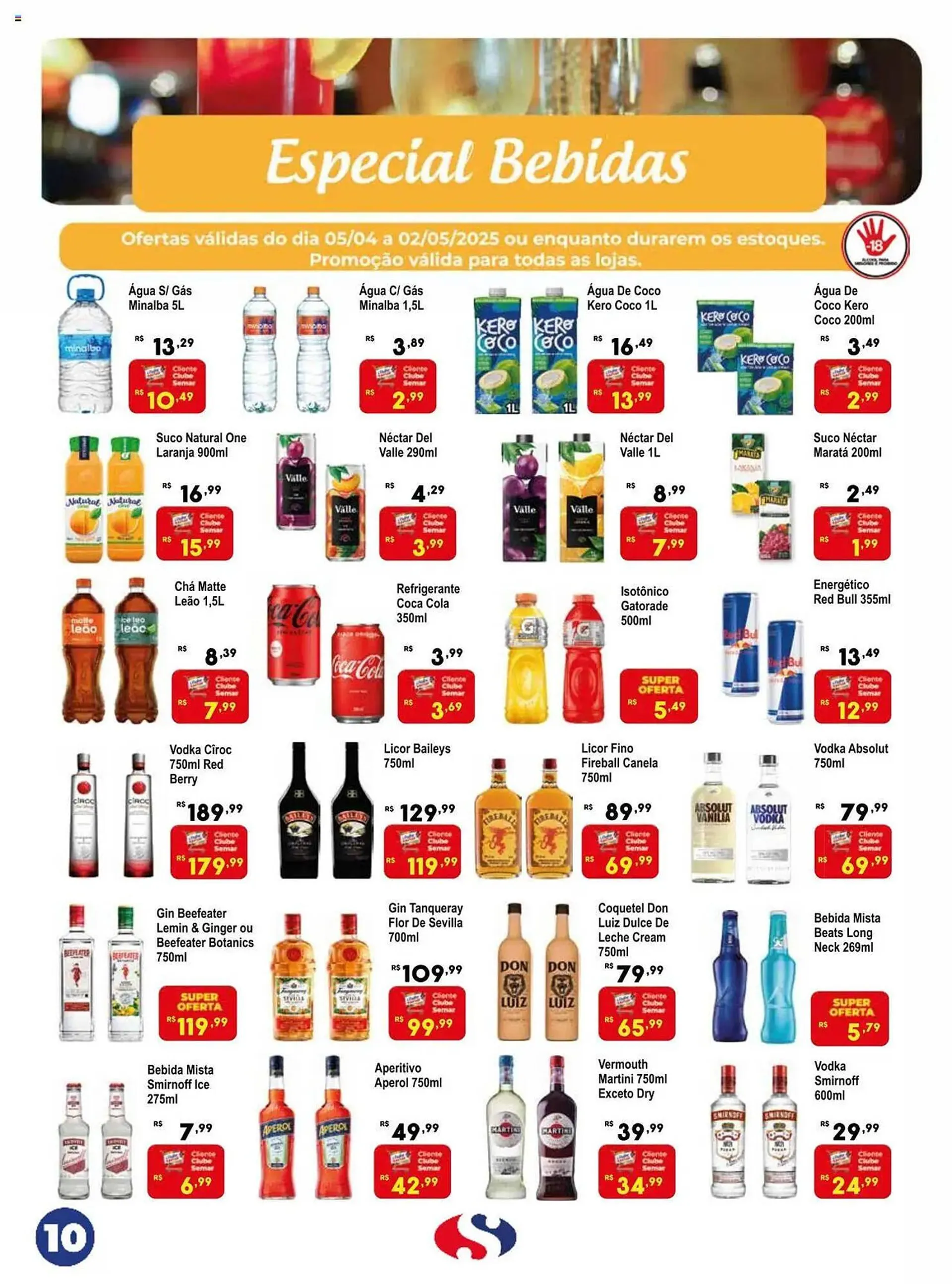 Encarte de Catálogo Semar Supermercado 5 de abril até 2 de maio 2025 - Pagina 10