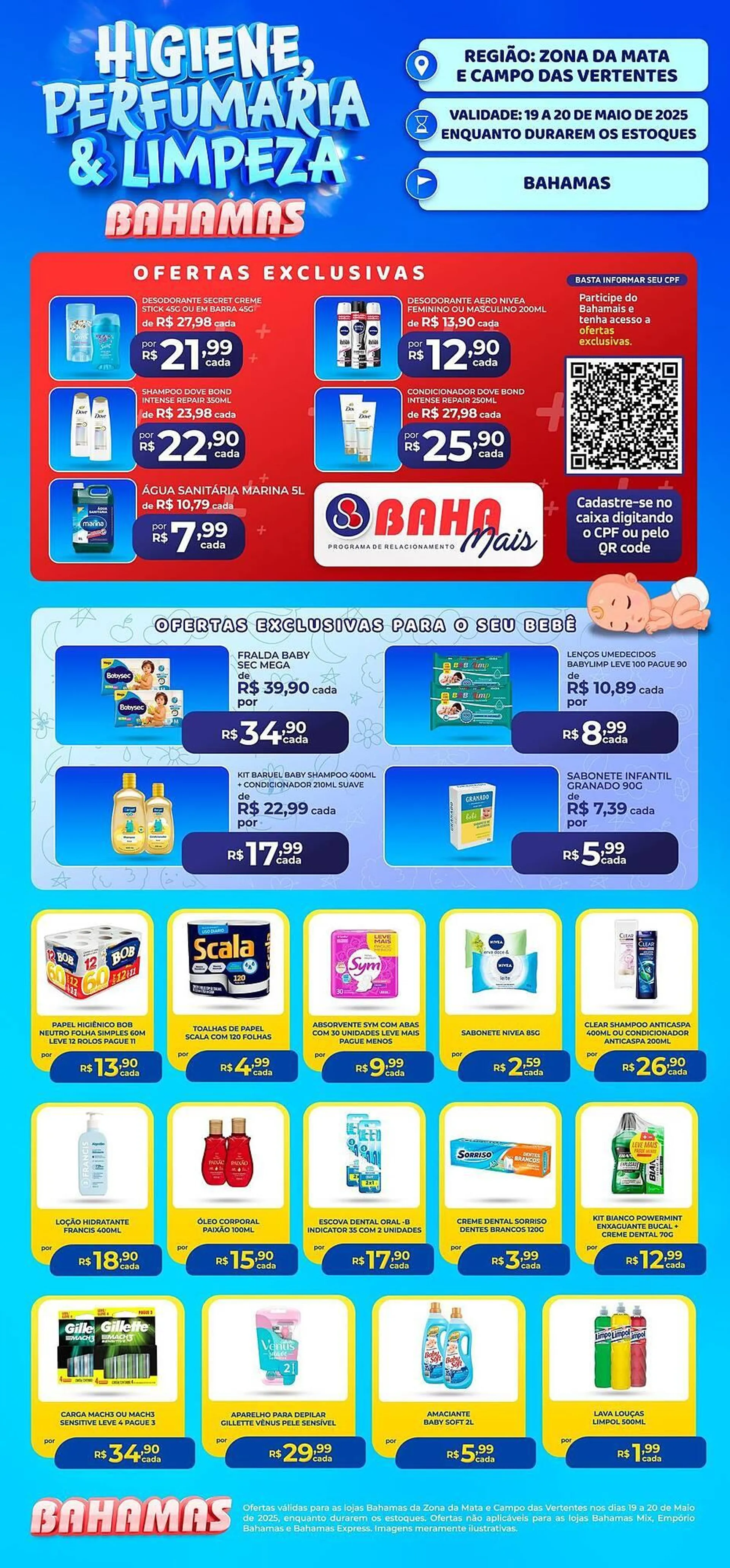 Encarte de Catálogo Bahamas Supermercados 19 de maio até 20 de maio 2025 - Pagina 1