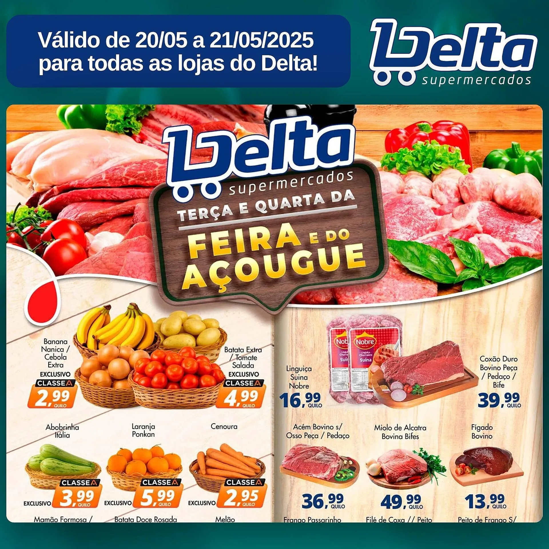 Encarte de Catálogo Delta Supermercados 20 de maio até 21 de maio 2025 - Pagina 1