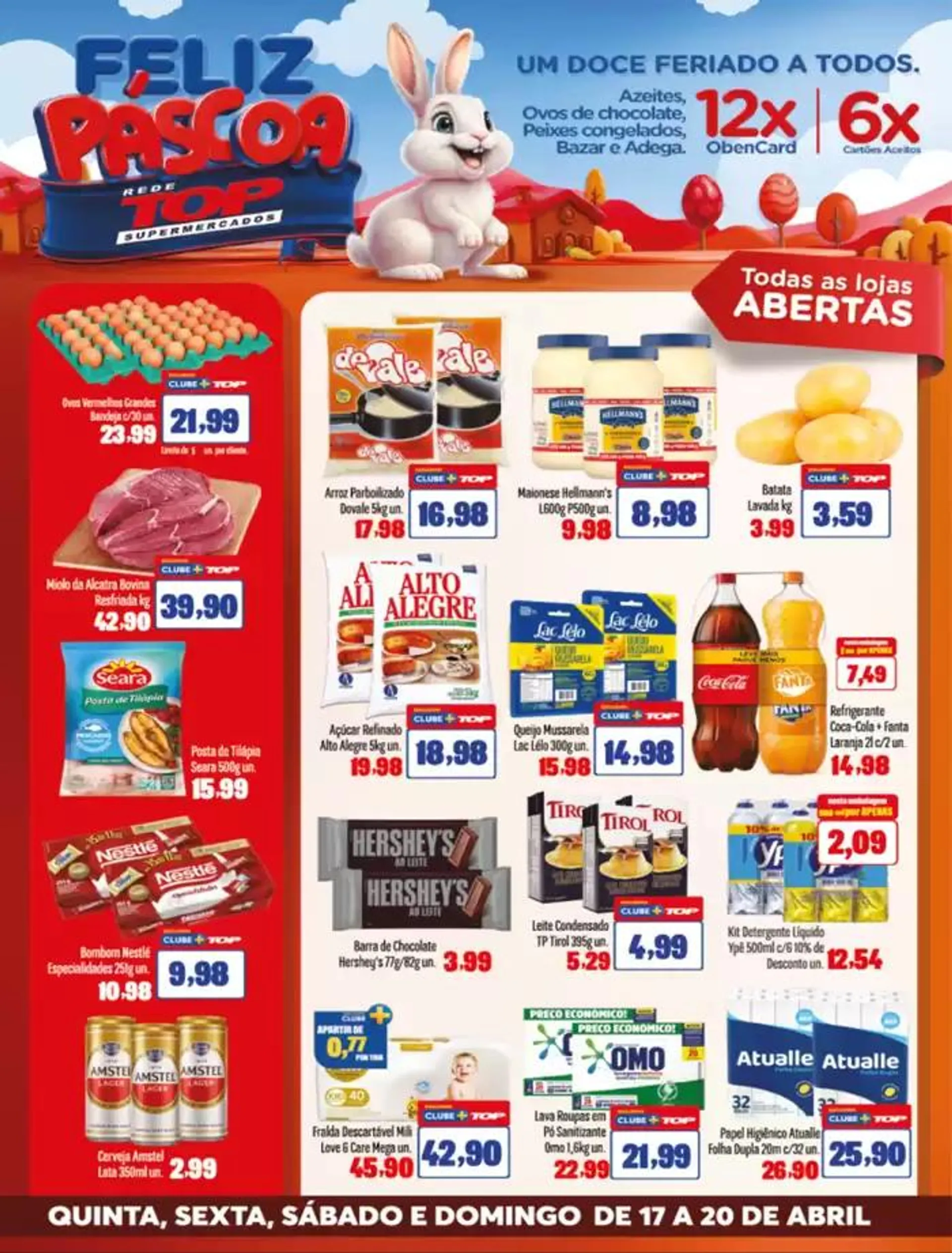 Encarte de Ofertas do folheto 17 de abril até 20 de abril 2025 - Pagina 1