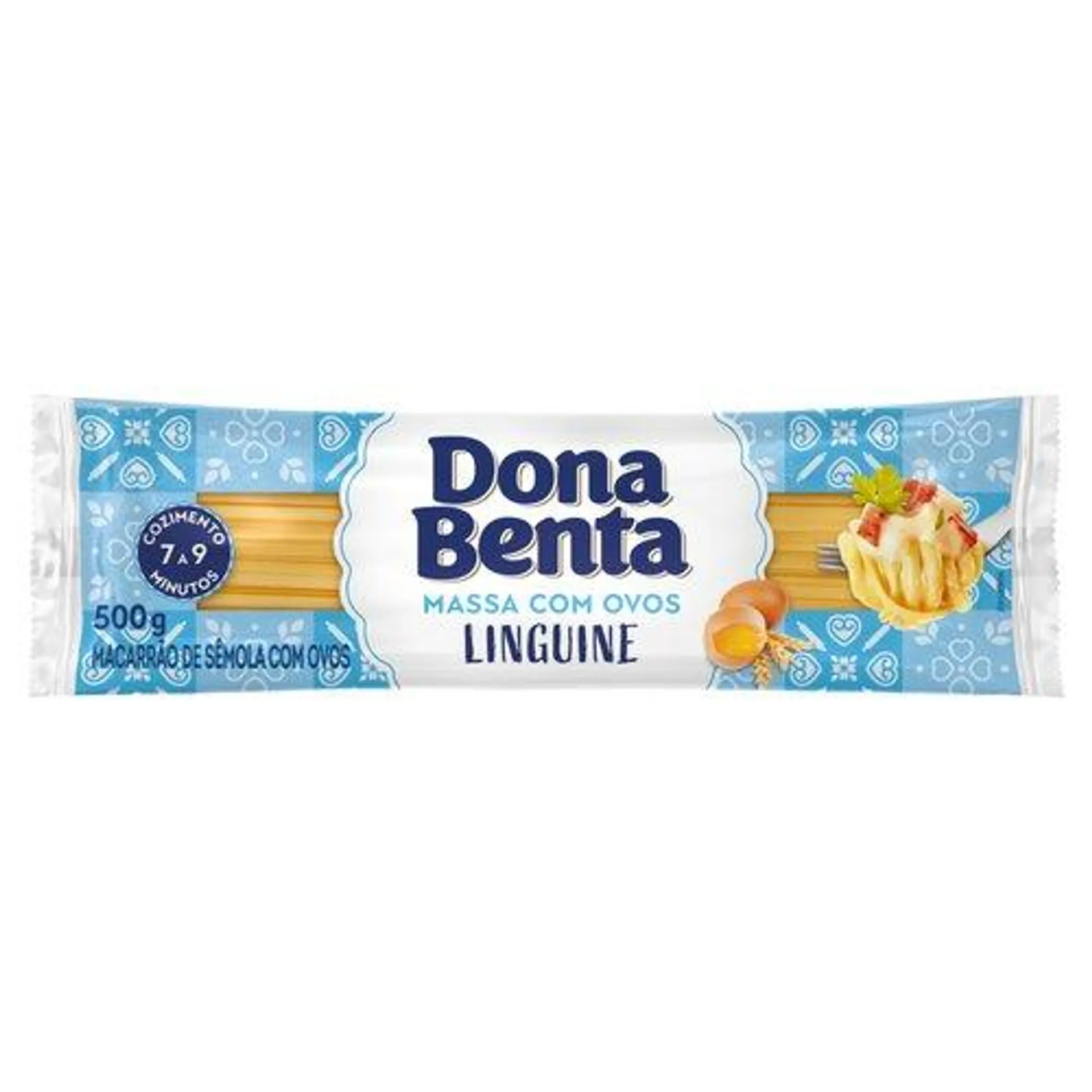 Macarrão de Sêmola com Ovos Linguine Dona Benta Pacote 500g