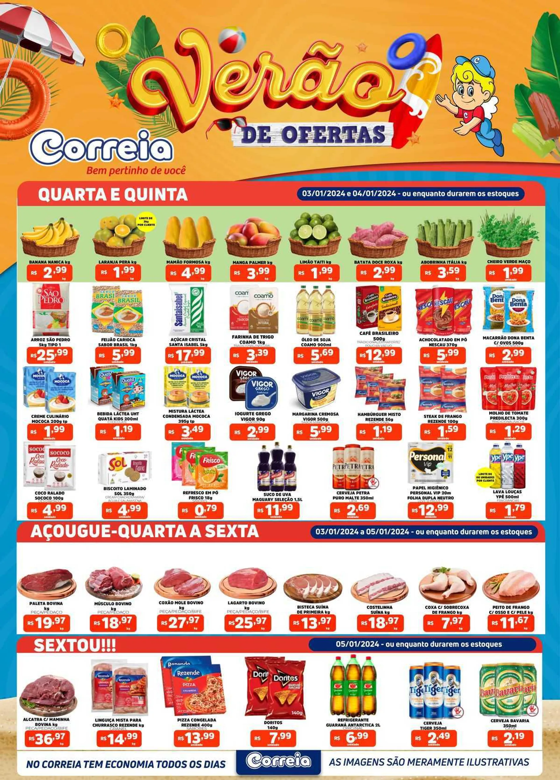 Supermercados Correia Folheto