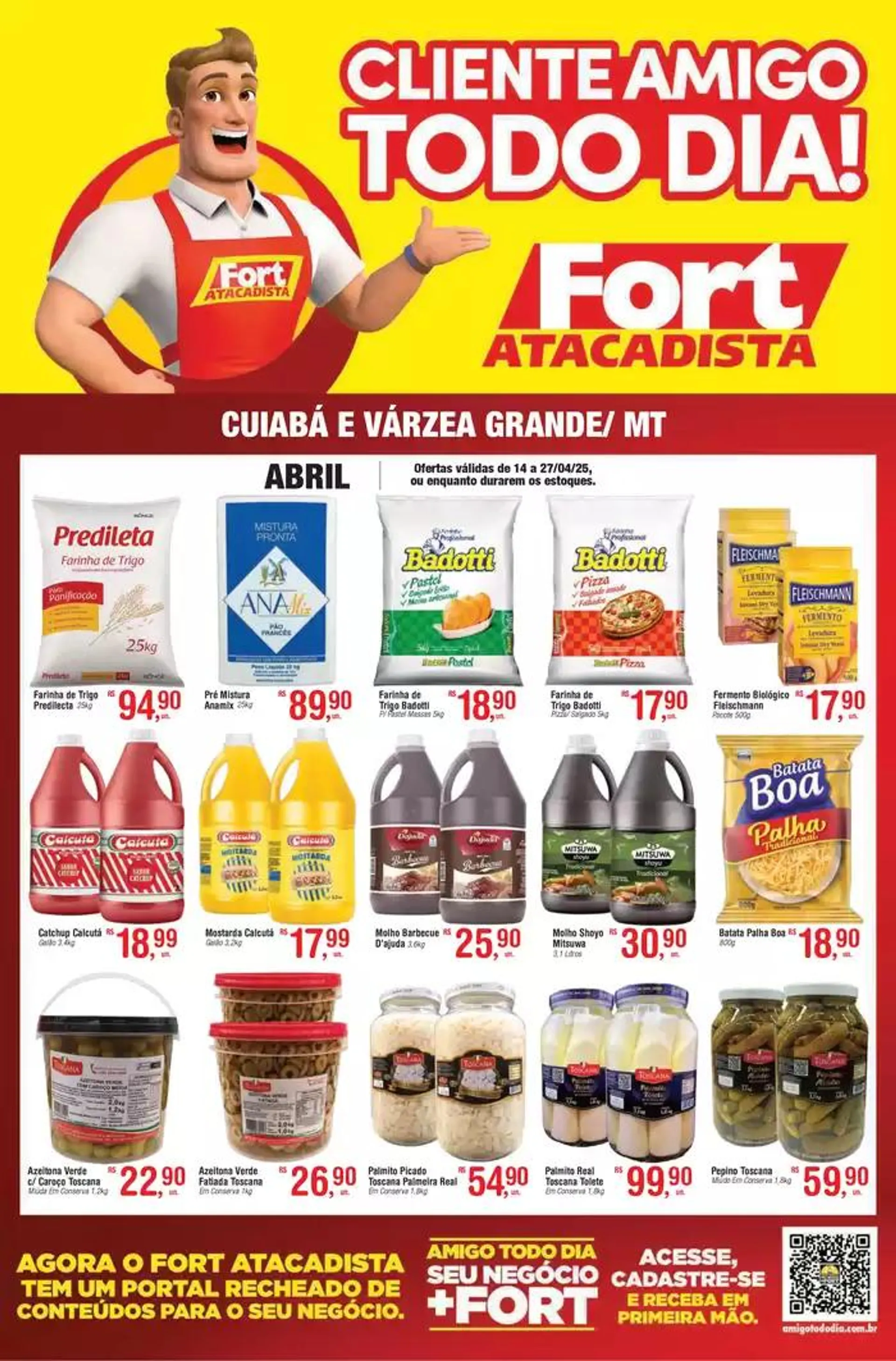 Encarte de MT FORT Food Service 14 a 27 ABR 25 14 de abril até 27 de abril 2025 - Pagina 1