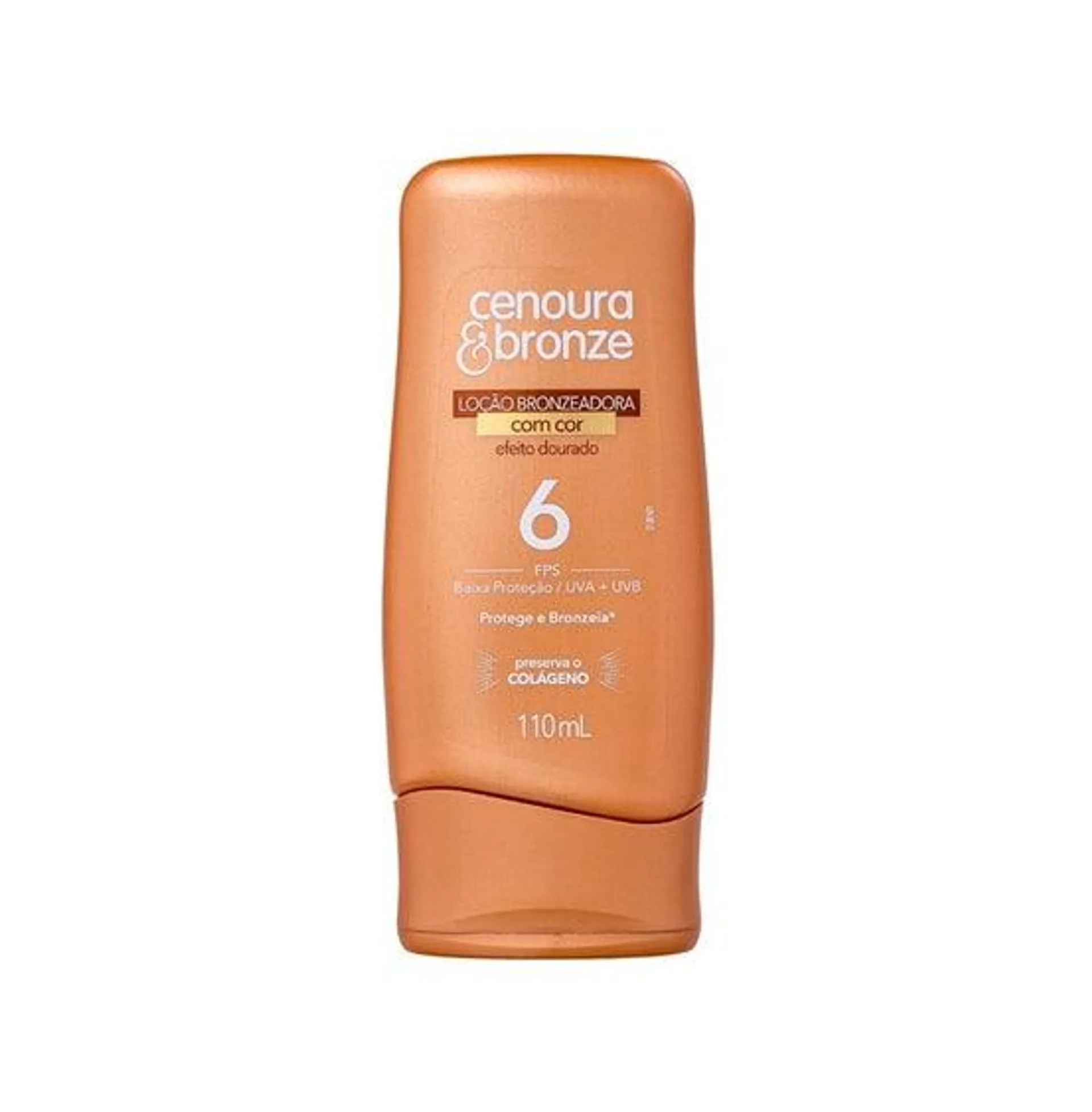 Bronzeador Cenoura E Bronze Locao FPS 6 110ml