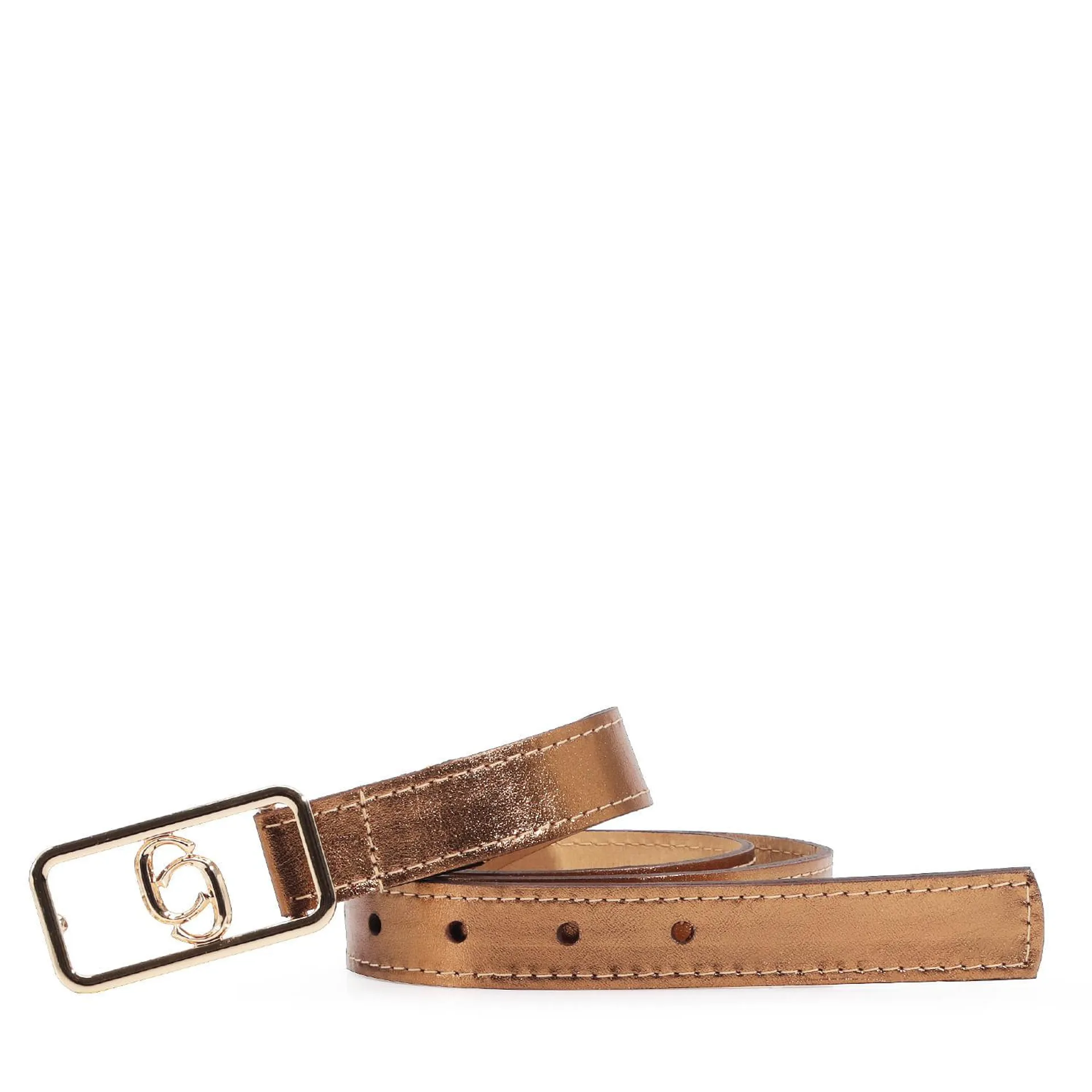 Cinto Couro Bronze