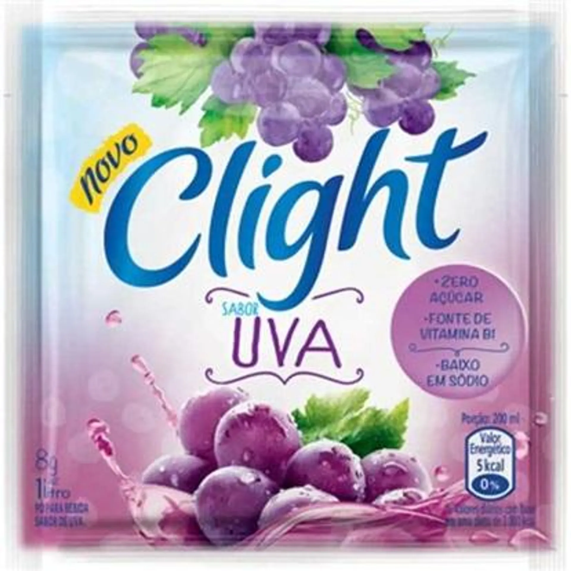 Suco em Pó de Uva 8g 1 UN Clight