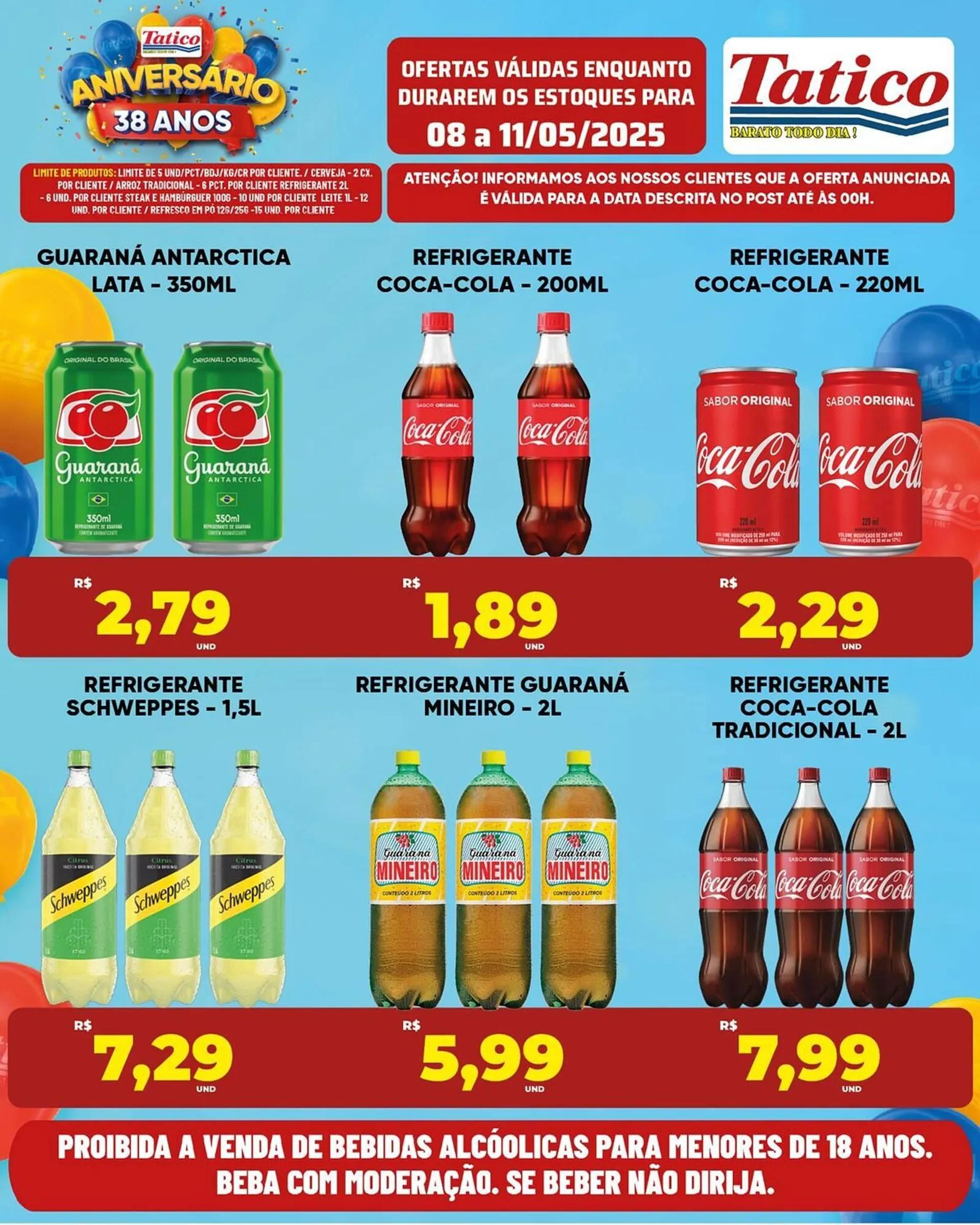 Encarte de Catálogo Tatico 8 de maio até 11 de maio 2025 - Pagina 1