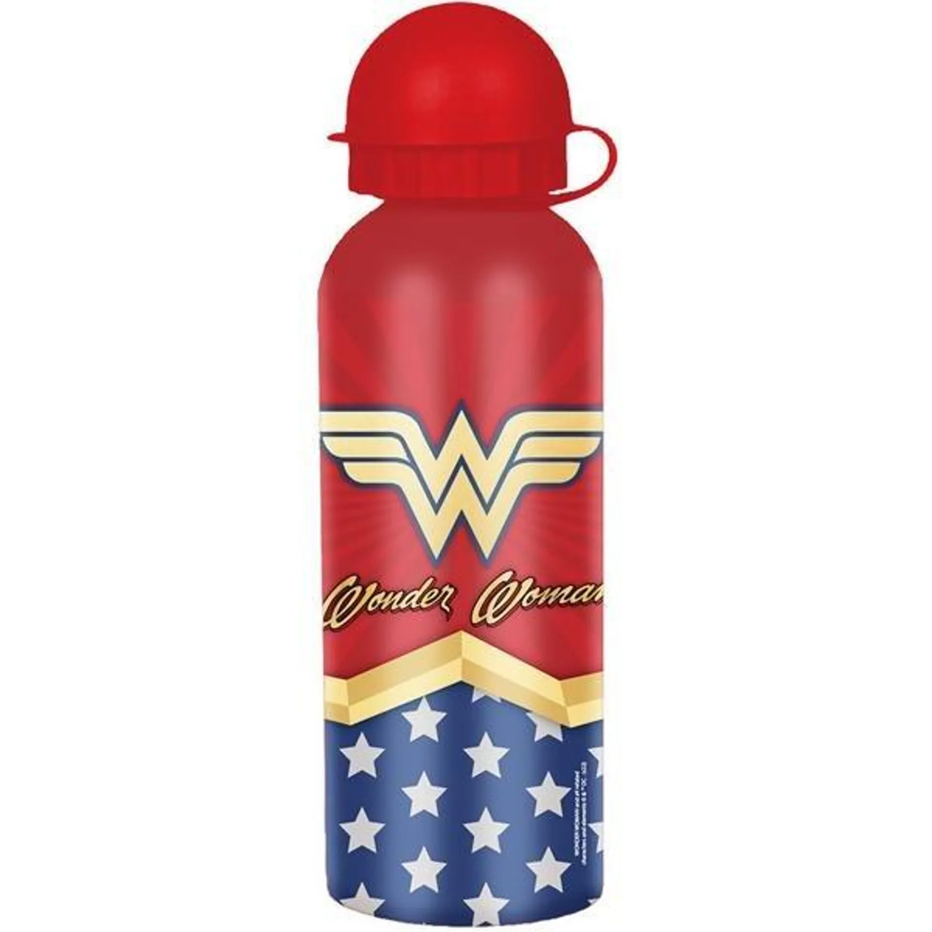 Garrafa escolar em alumínio, Wonder Woman / Mulher maravilha, 500ml, GF56088SM, Luxcel - PT 1 UN