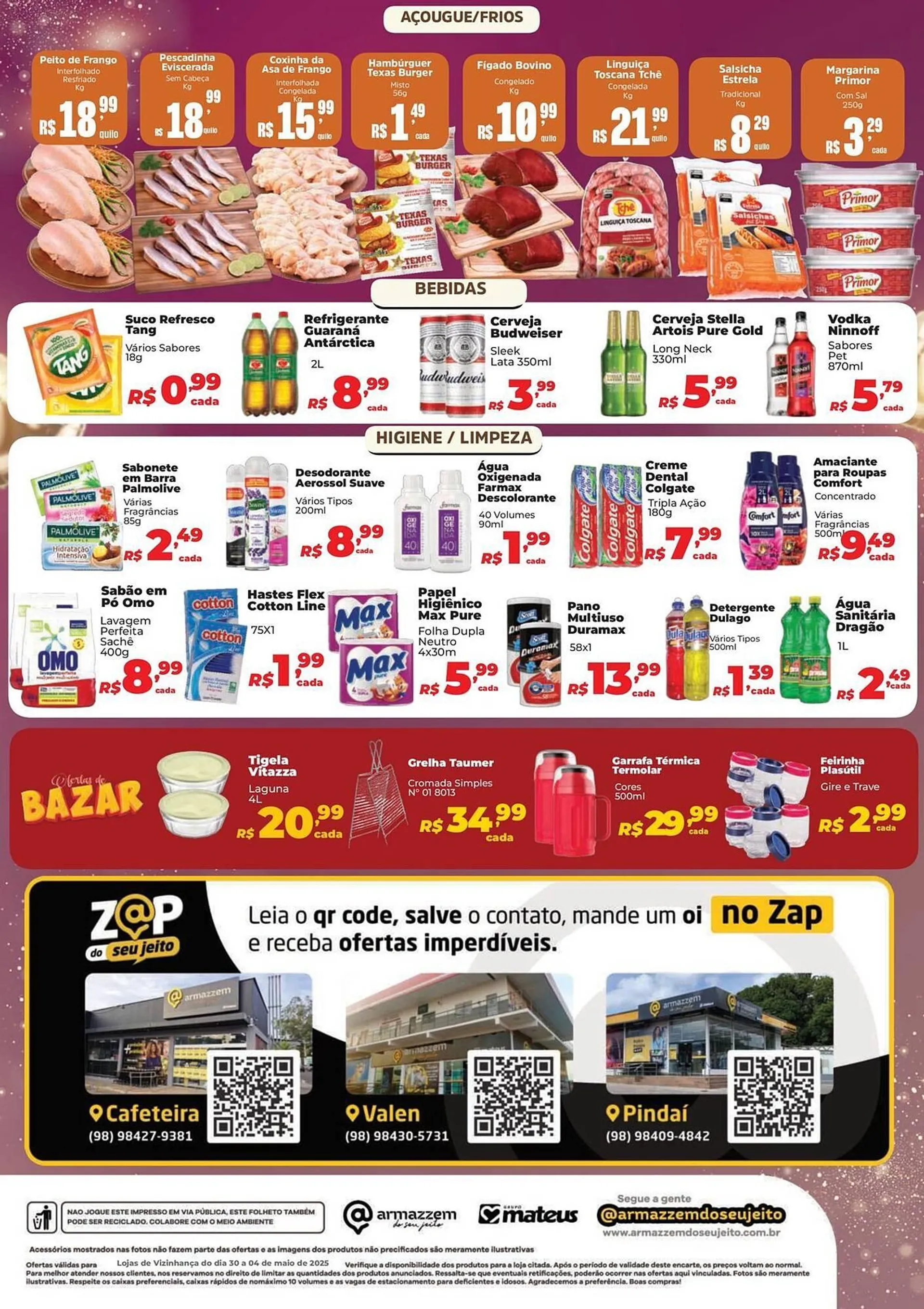 Encarte de Catálogo Supermercados Mateus 30 de abril até 4 de maio 2025 - Pagina 2