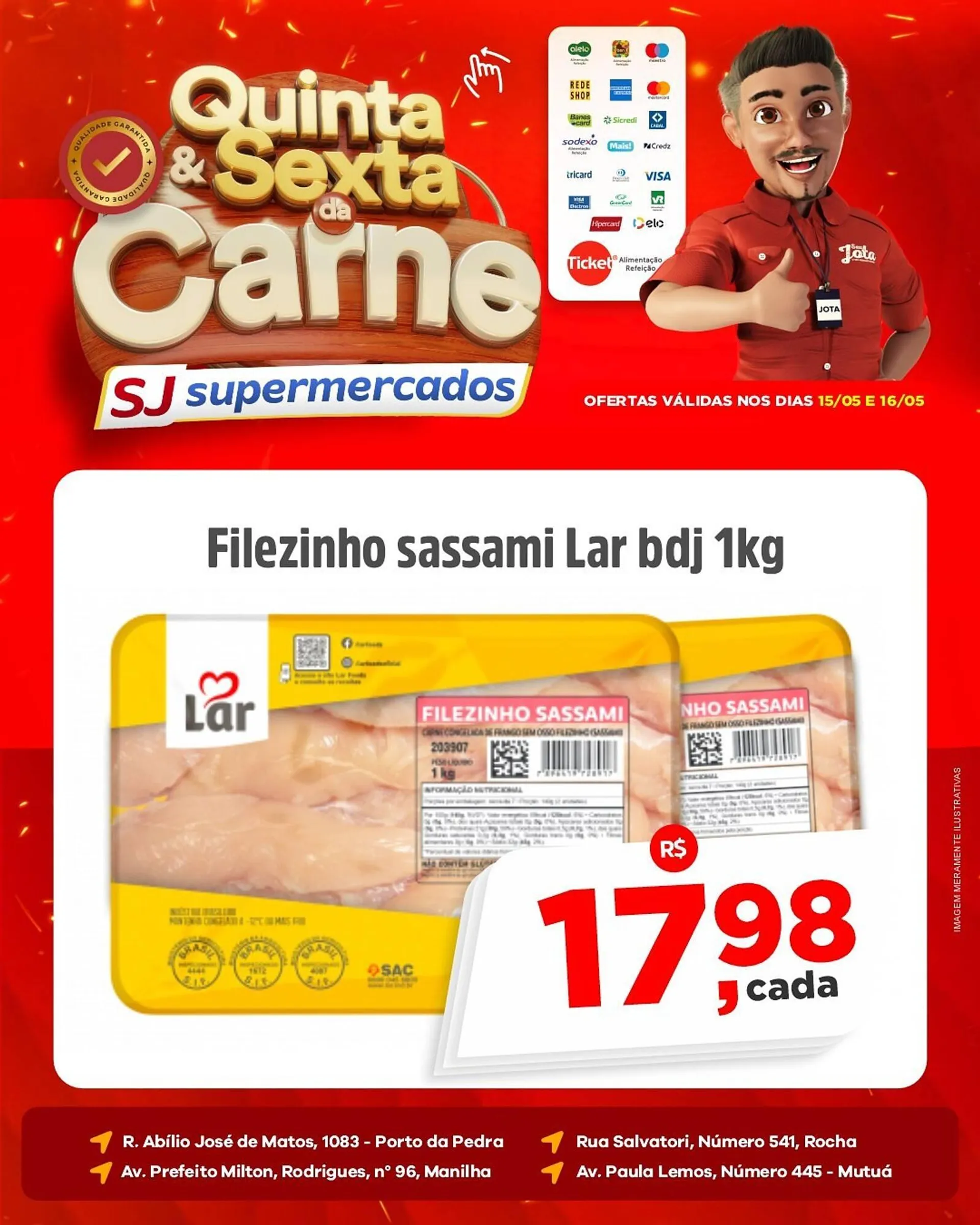 Encarte de Catálogo Sj Supermercados 15 de maio até 16 de maio 2025 - Pagina 3