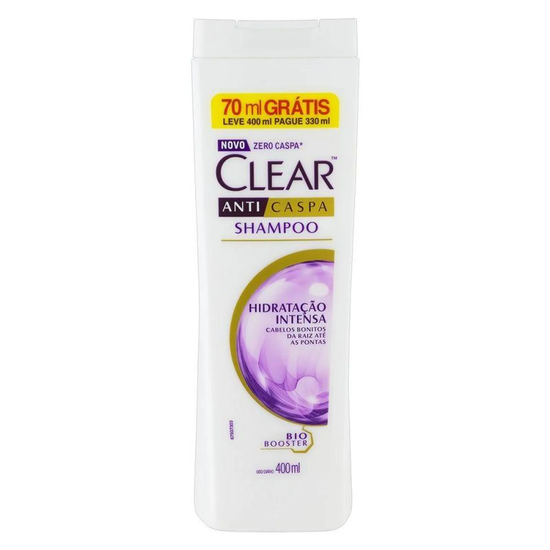 Shampoo Clear Anticaspa Hidratação Intensa 400ml