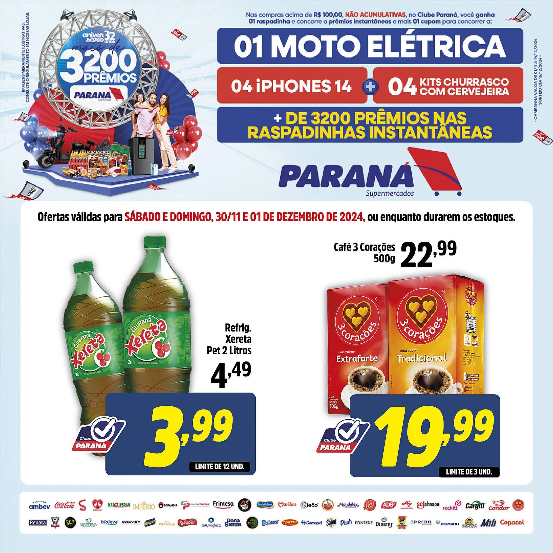 Encarte de Catálogo Supermercado Paraná 1 de novembro até 15 de dezembro 2024 - Pagina 3