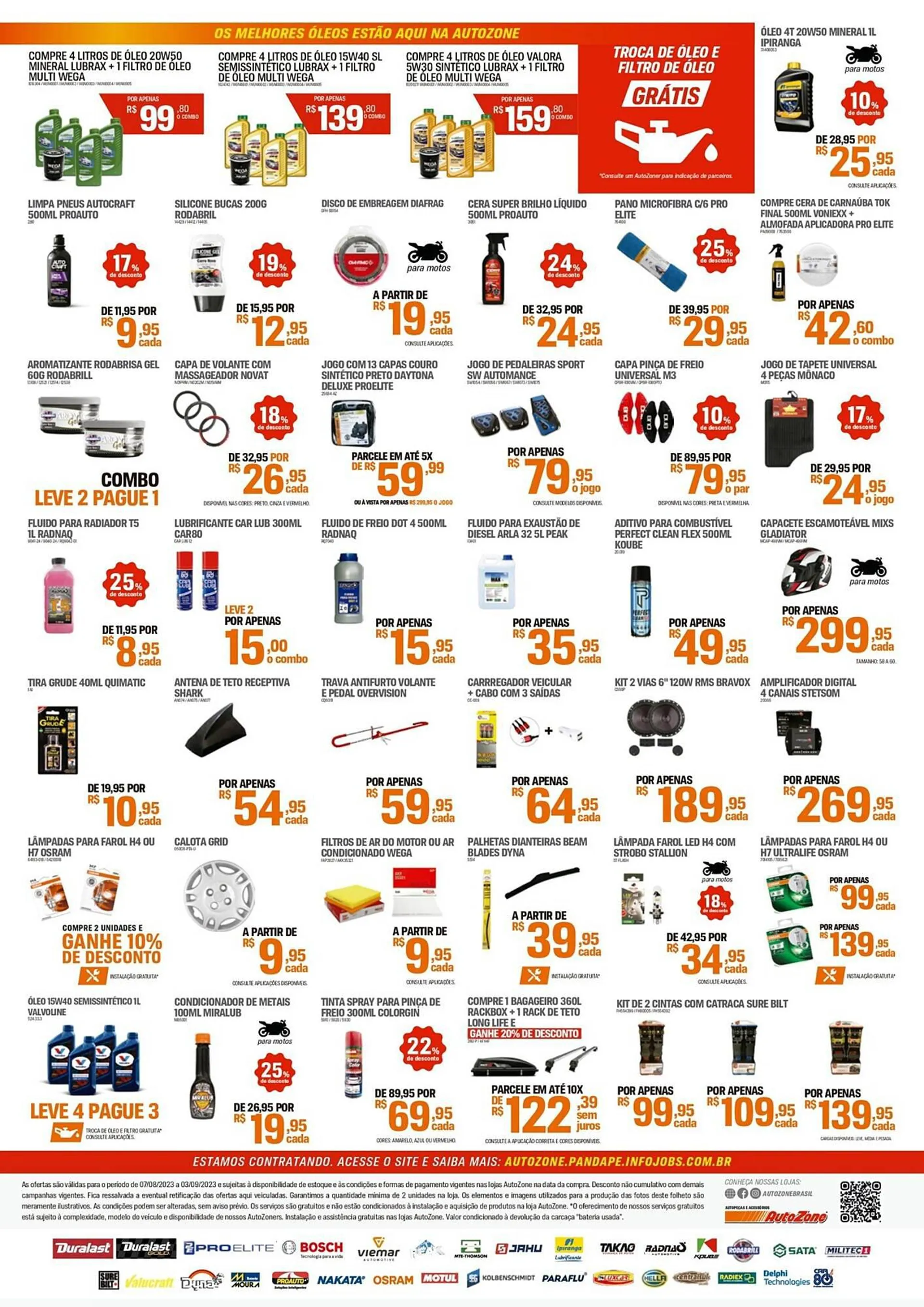 Encarte de Catálogo AutoZone 7 de agosto até 3 de setembro 2023 - Pagina 2