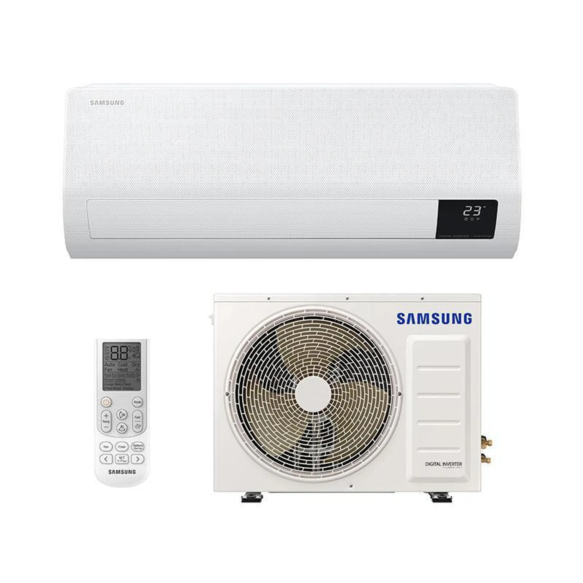 Ar Condicionado Split Inverter Windfree Samsung 18000 Btus Quente/frio 220V Monofasico AR18TSHCBWKNAZ