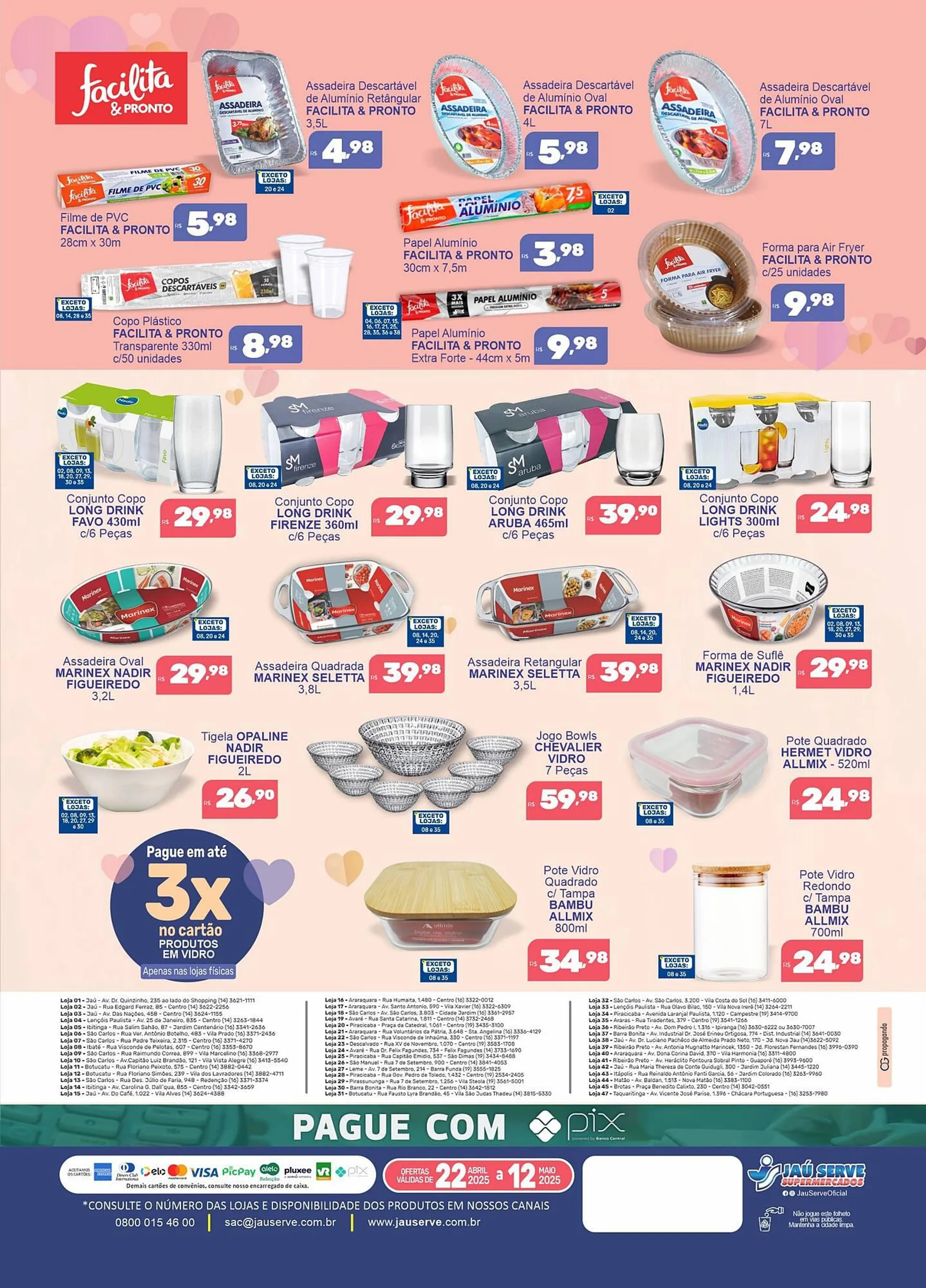 Encarte de Catálogo Supermercados Jau Serve 22 de abril até 12 de maio 2025 - Pagina 2