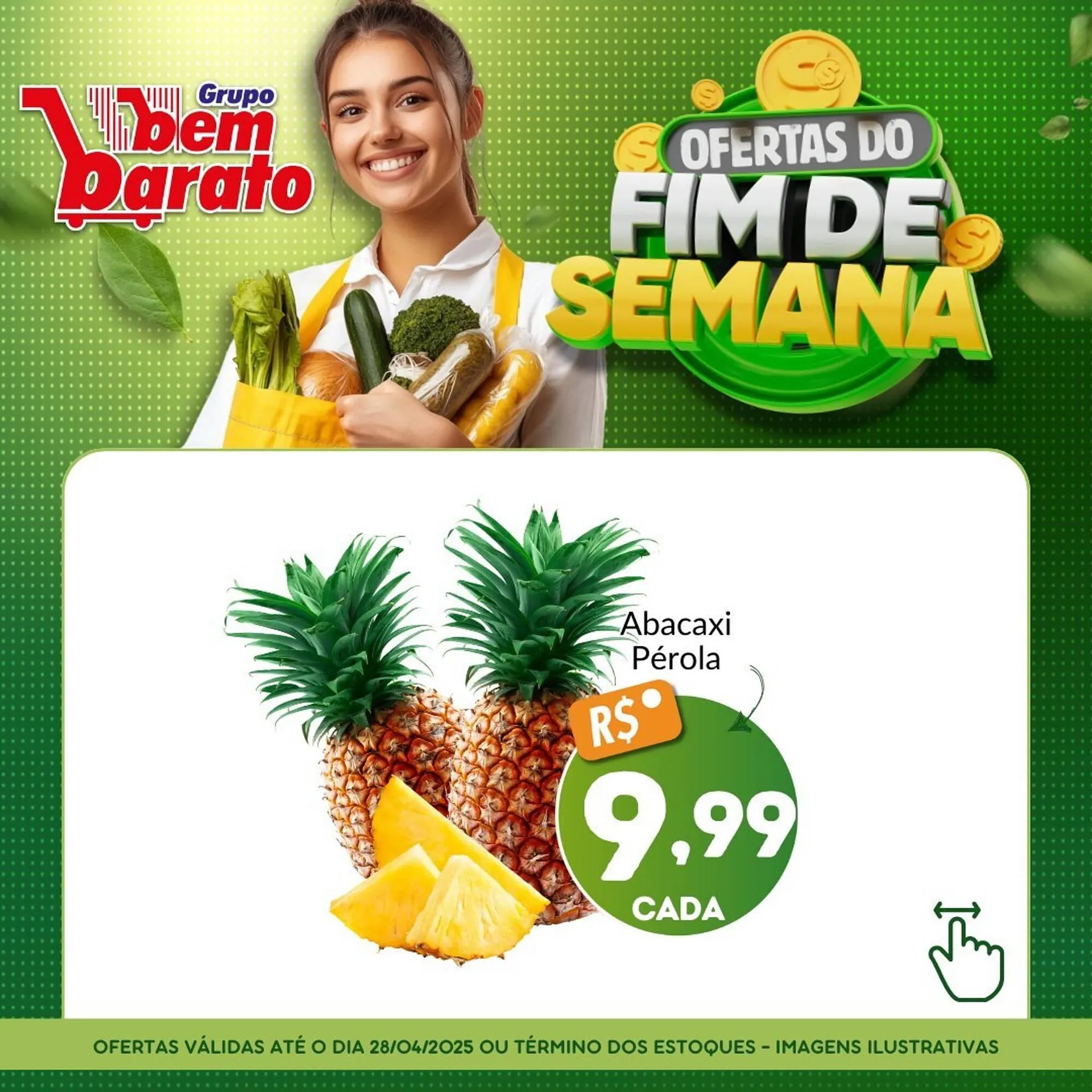 Encarte de Catálogo Supermercado Bem Barato 26 de abril até 28 de abril 2025 - Pagina 2