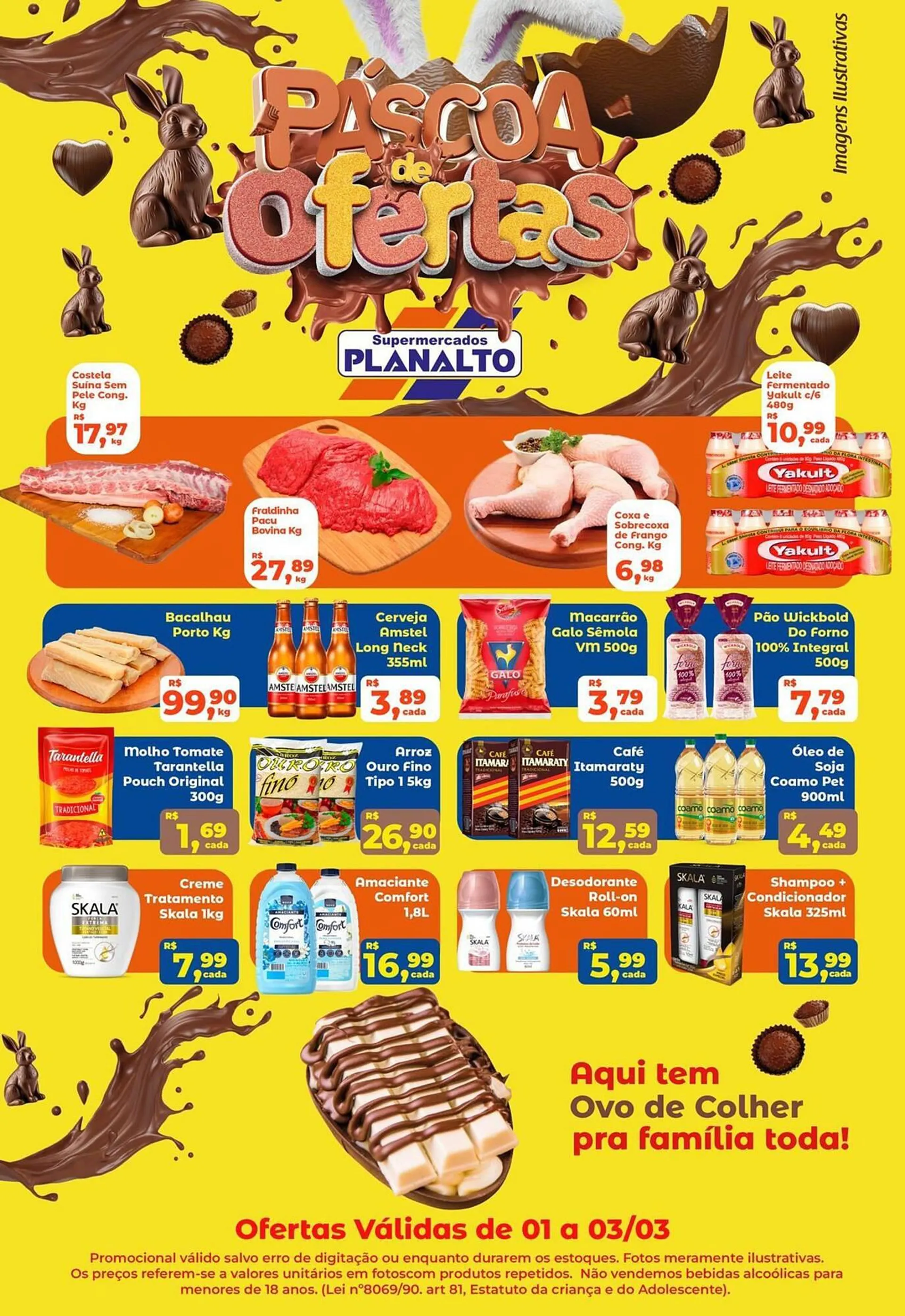 Encarte de Catálogo Supermercados Planalto 1 de março até 3 de março 2024 - Pagina 