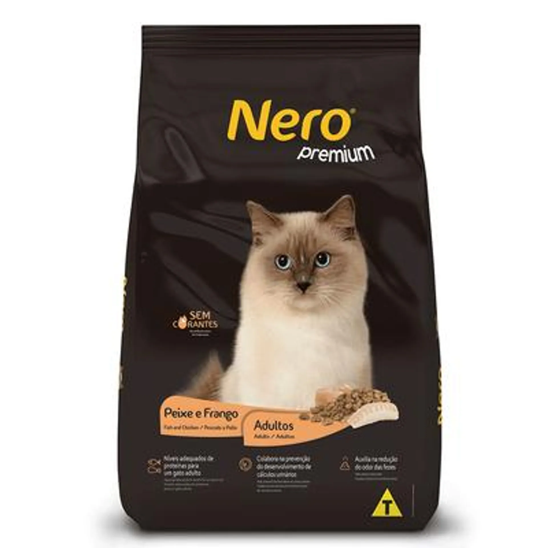 Ração Nero Premium Gatos Adultos Peixe e Frango 20kg