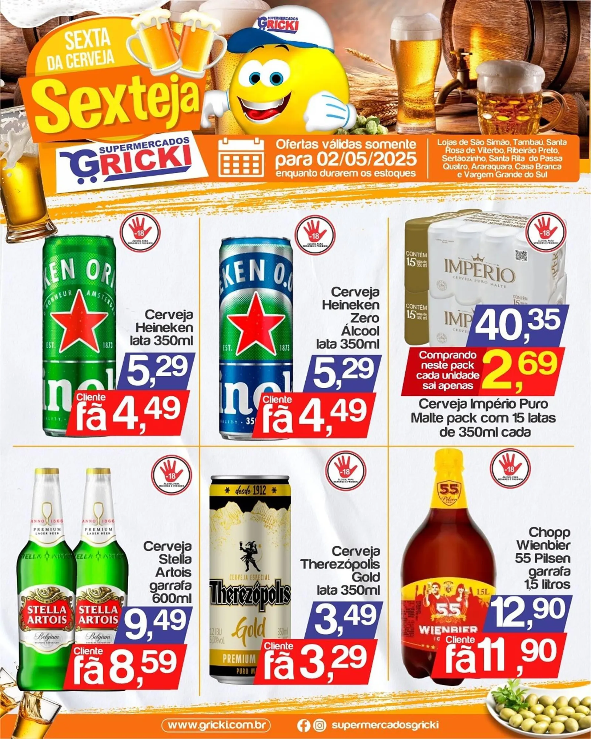 Encarte de Catálogo Supermercados Gricki 1 de maio até 2 de maio 2025 - Pagina 2