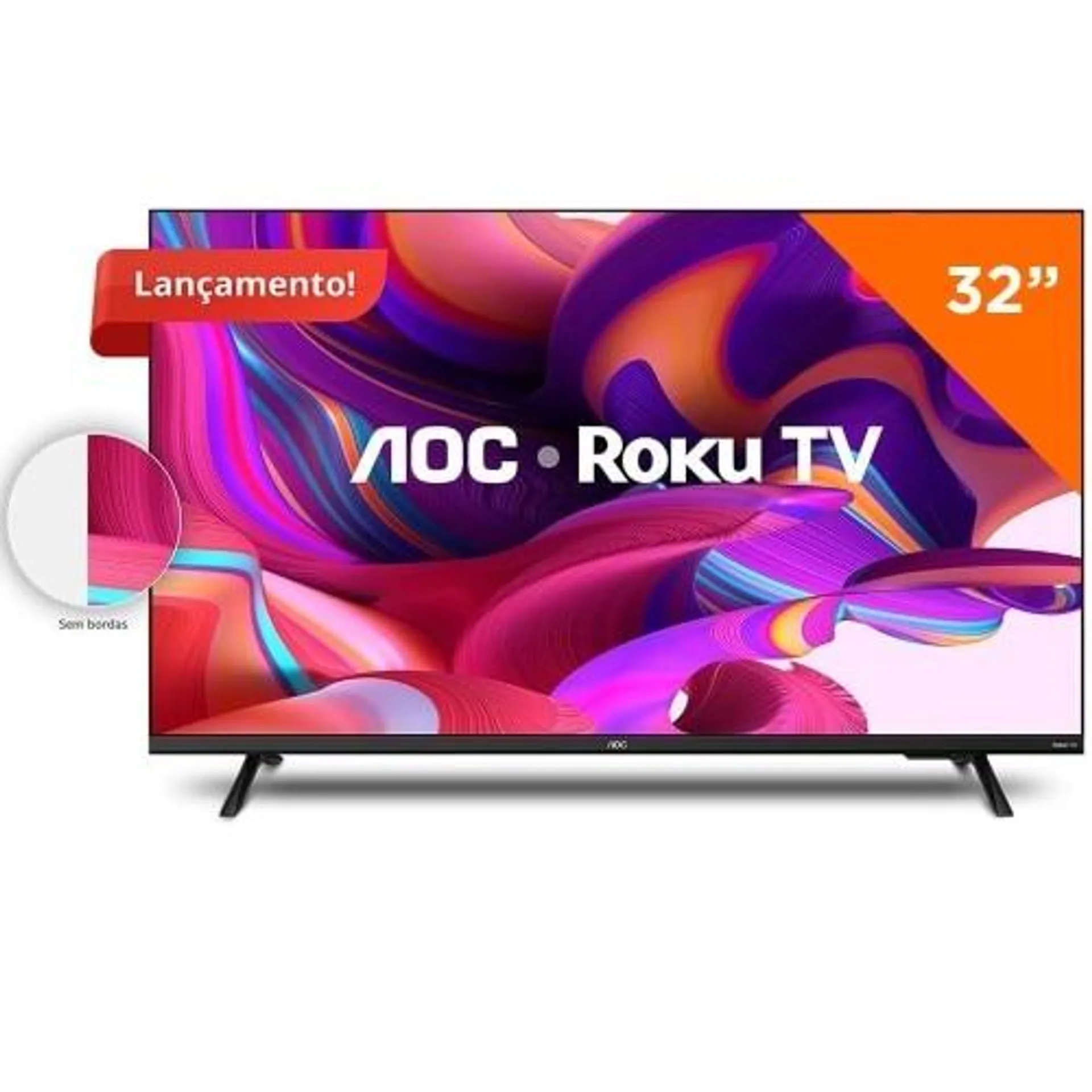 Smart TV AOC 32 polegadas HD LED, HDMI, USB, 32S5135/78G