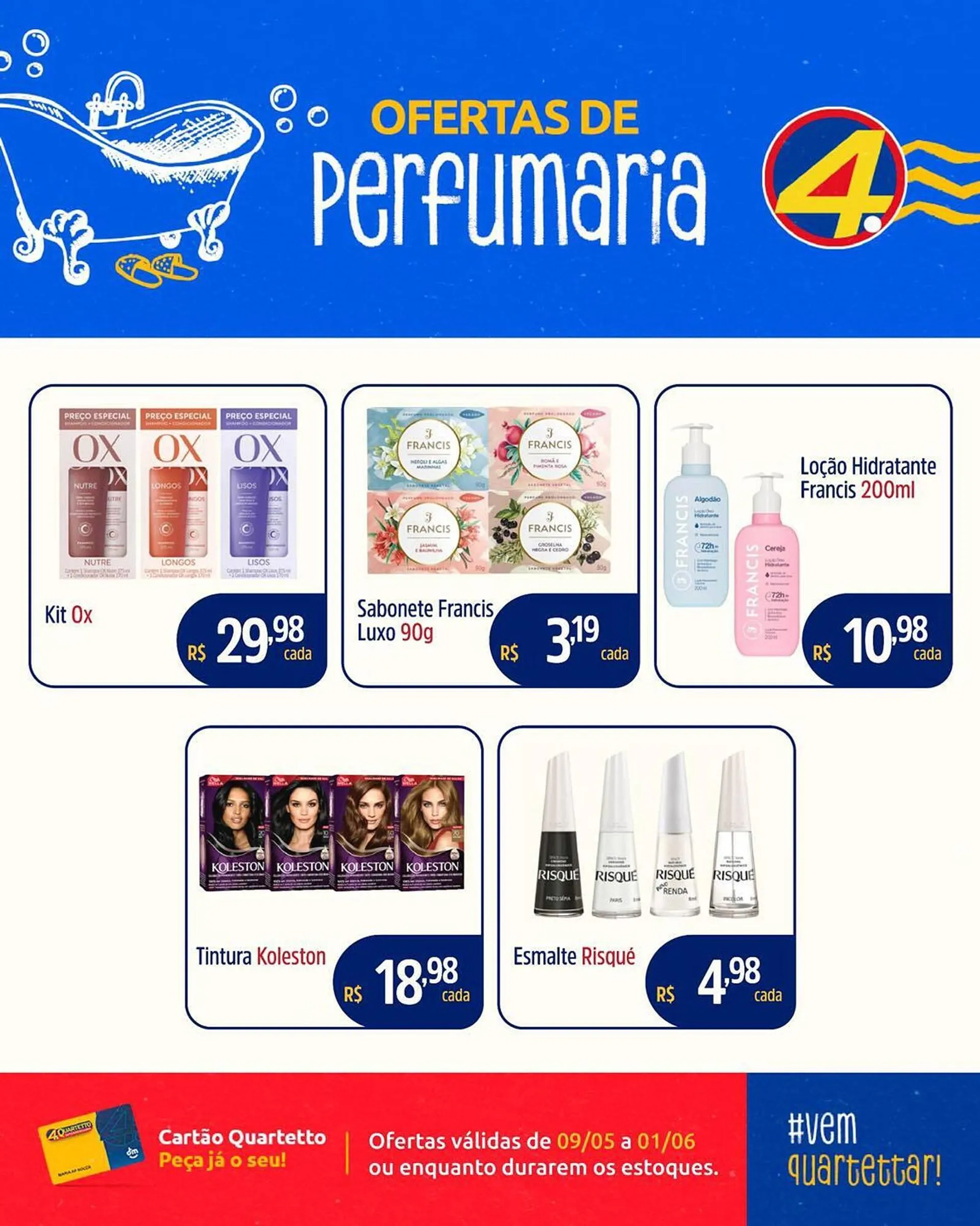 Encarte de Catálogo Quartetto Supermercados 18 de maio até 1 de junho 2025 - Pagina 4