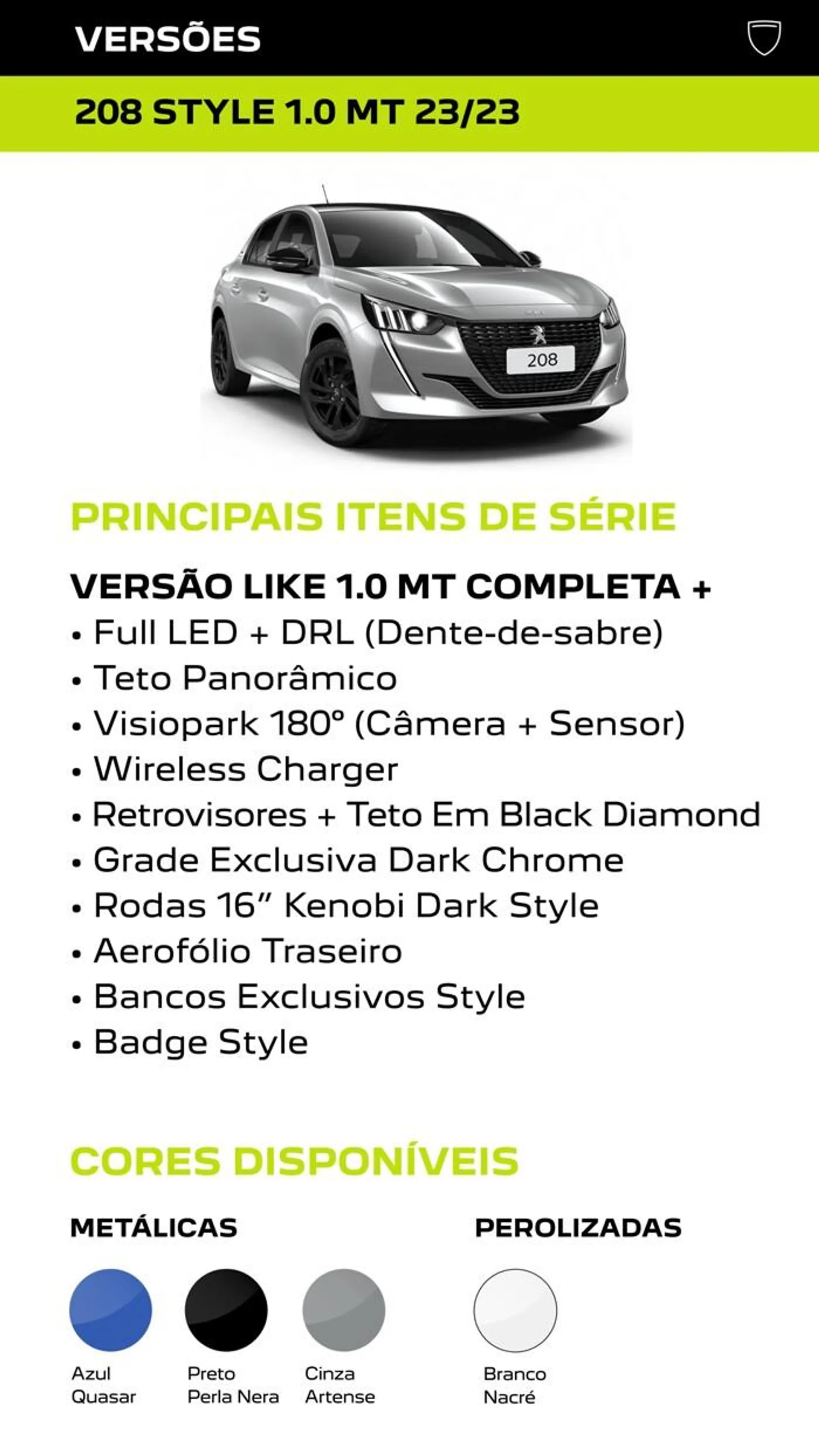 Encarte de NOVO PEUGEOT 208 12 de junho até 12 de junho 2024 - Pagina 17