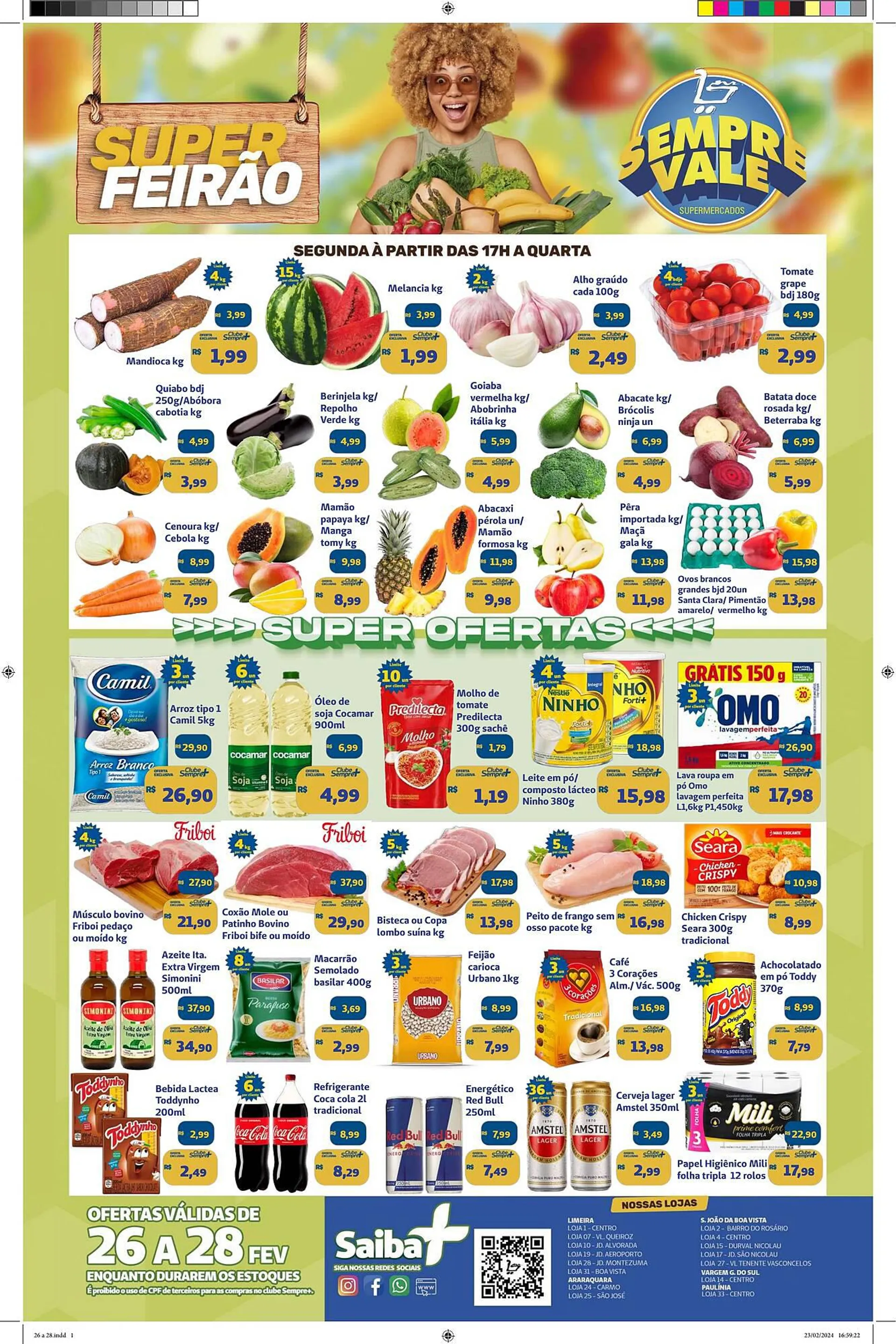 Encarte de Catálogo Sempre Vale Supermercados 26 de fevereiro até 28 de fevereiro 2024 - Pagina 