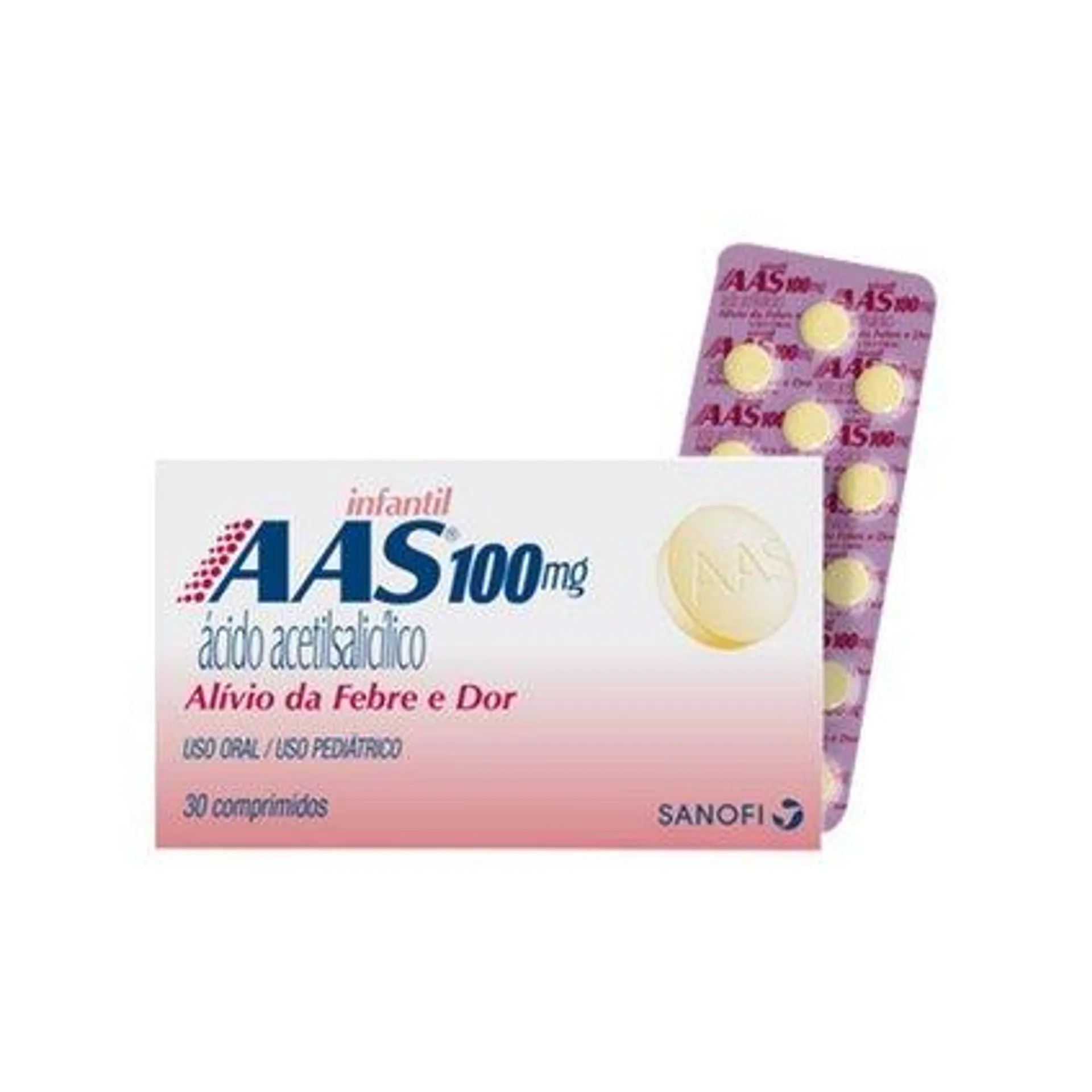 Aas Infantil 30 Comprimidos
