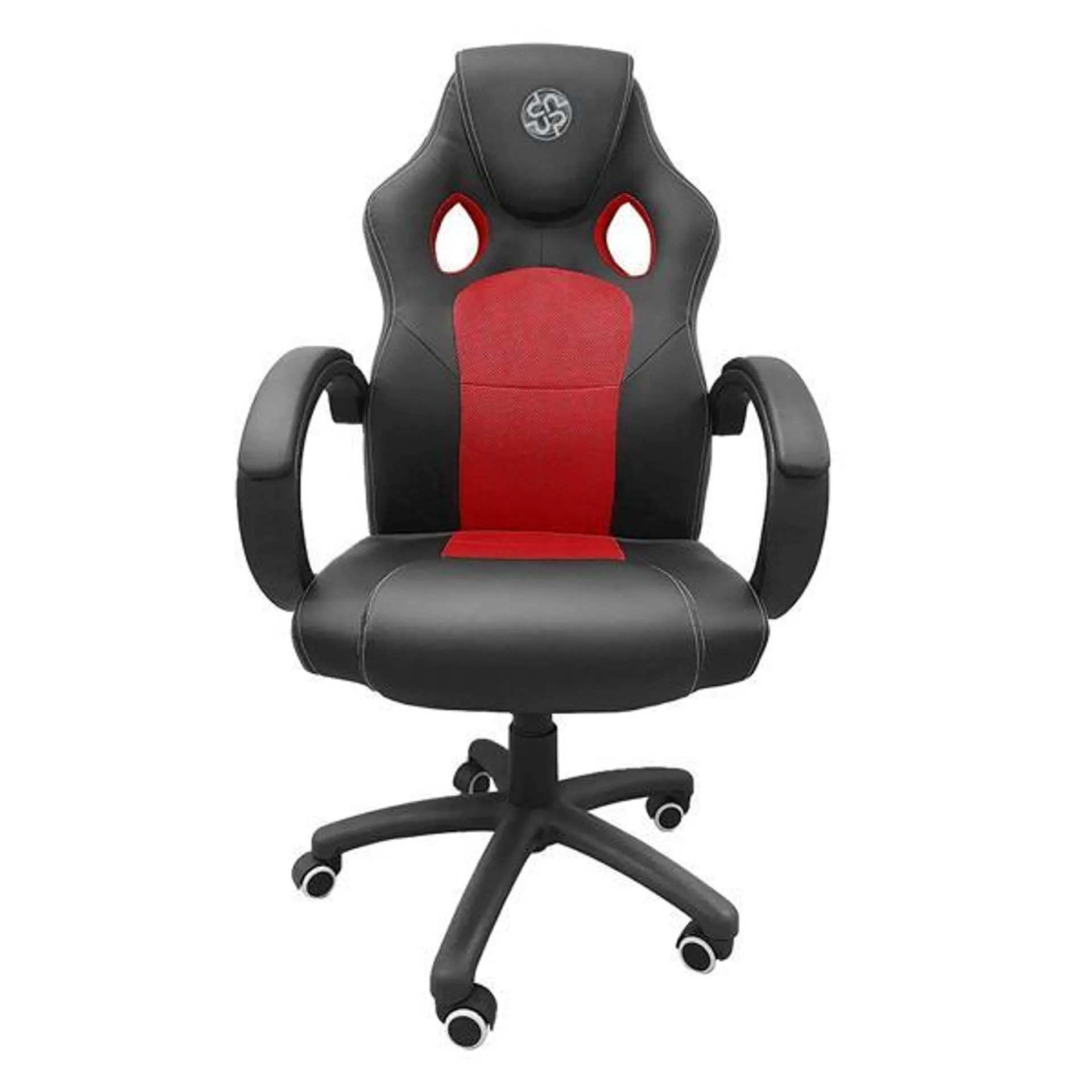 Cadeira Gamer UP X32FB com Encosto Inclinável 25 e Assento Ajustável - Preta e Vermelha - CX 1 UN