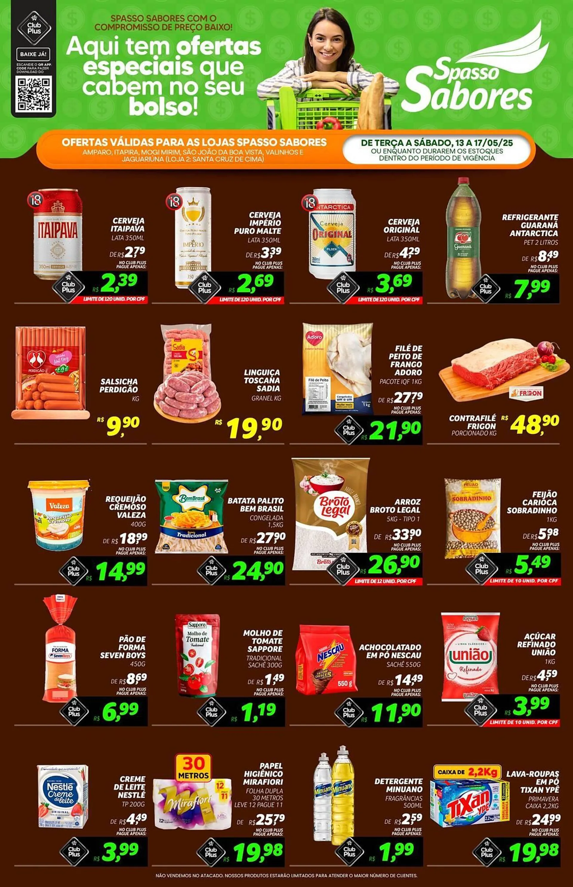 Encarte de Catálogo Spasso Sabores 13 de maio até 17 de maio 2025 - Pagina 1