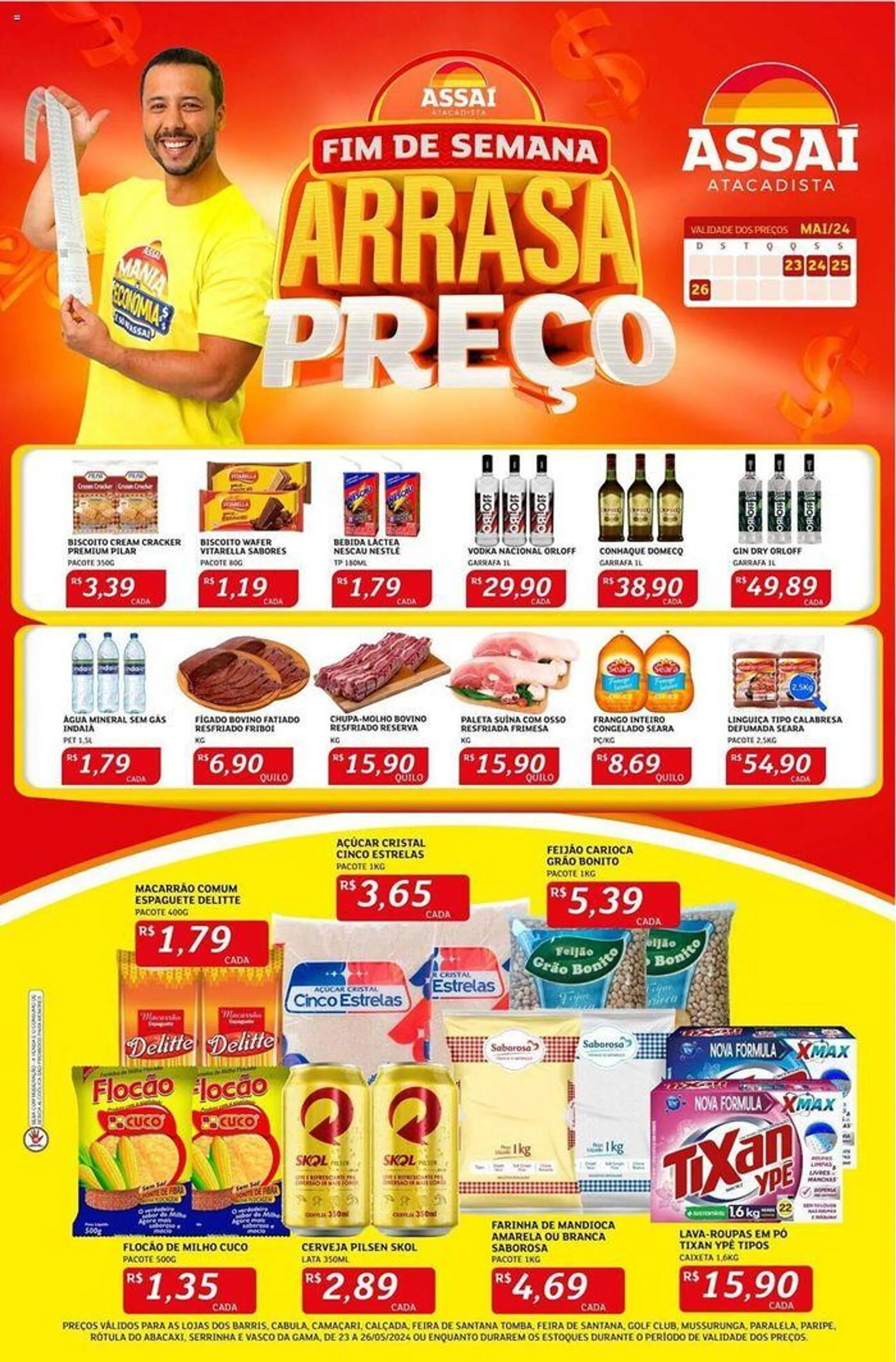 Encarte de Ofertas Assaí Atacadista 23 de maio até 26 de maio 2024 - Pagina 1