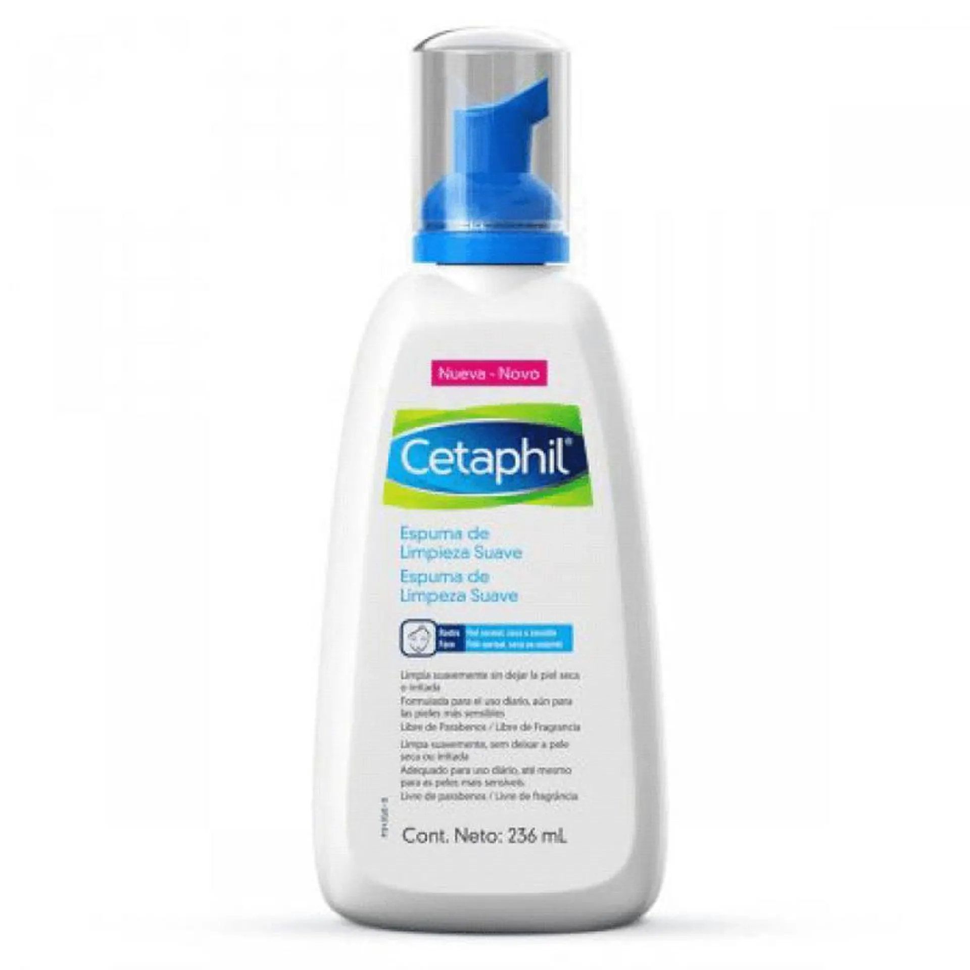 CETAPHIL ESPUMA DE LIMPEZA SUAVE 236ML