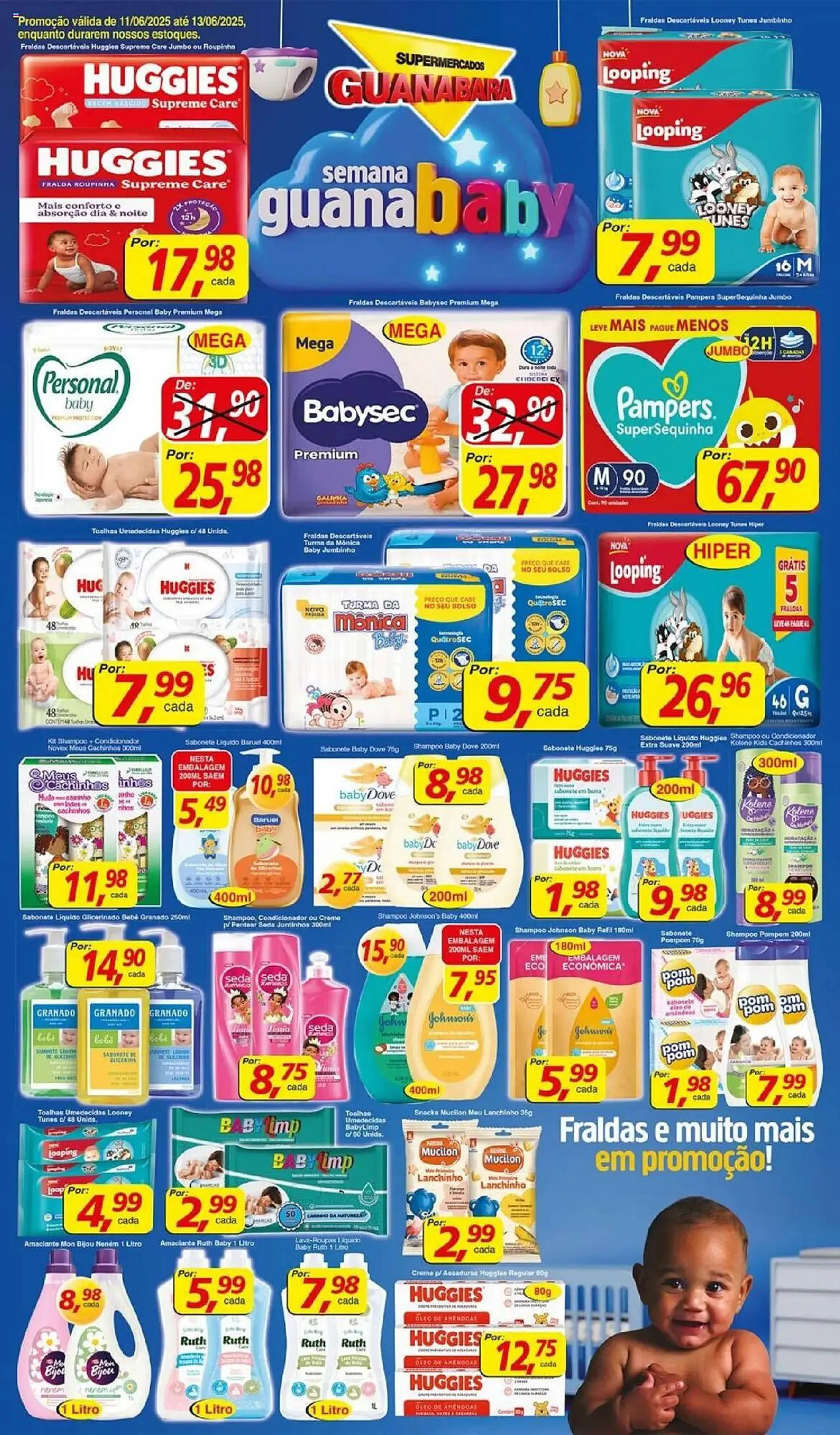 Encarte de Catálogo Supermercados Guanabara 11 de junho até 15 de junho 2025 - Pagina 12