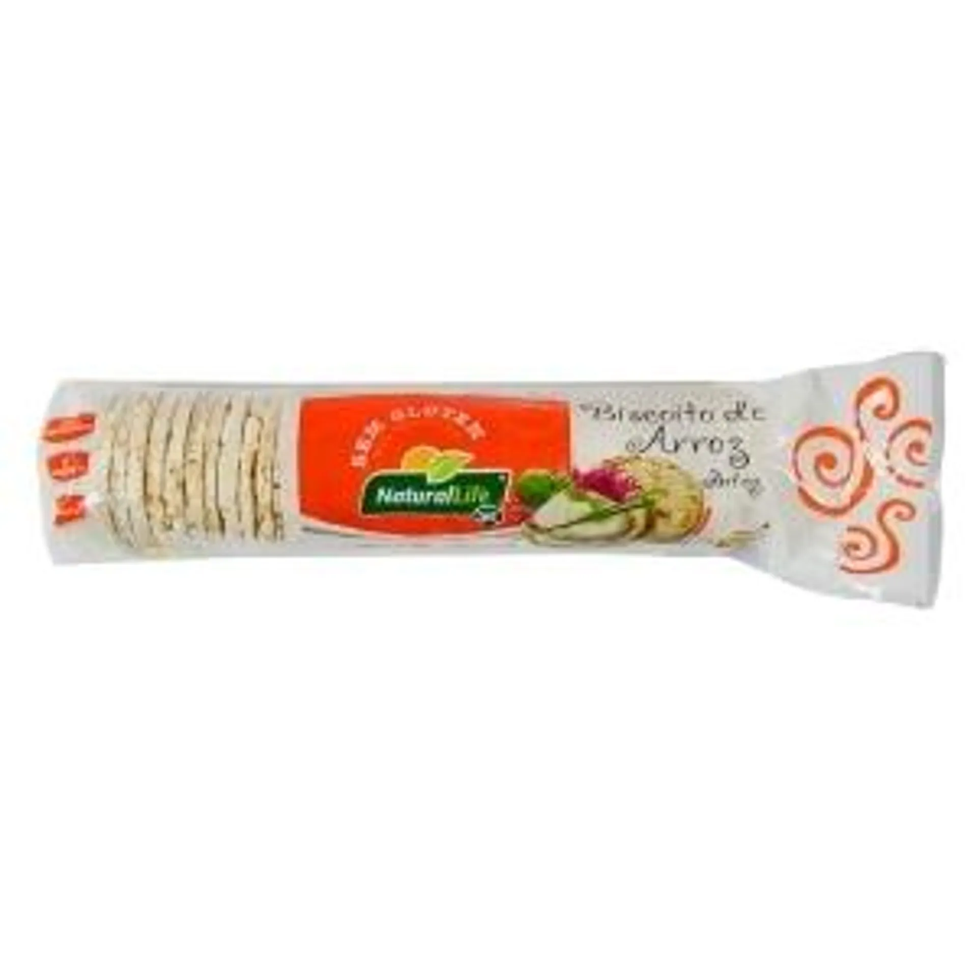 Biscoito de Arroz Integral Natural Life 80g