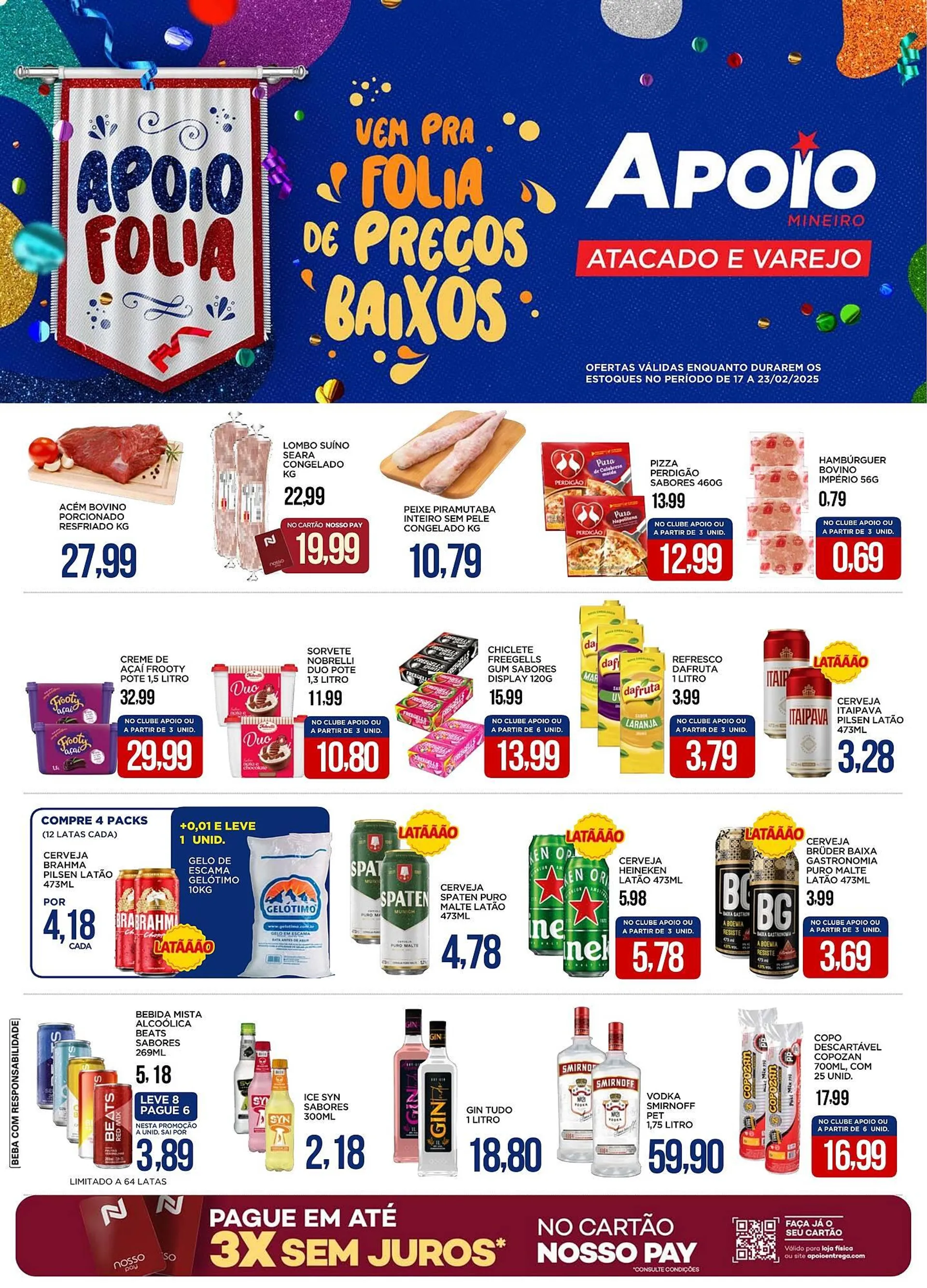 Encarte de Catálogo Apoio Mineiro 17 de fevereiro até 23 de fevereiro 2025 - Pagina 1