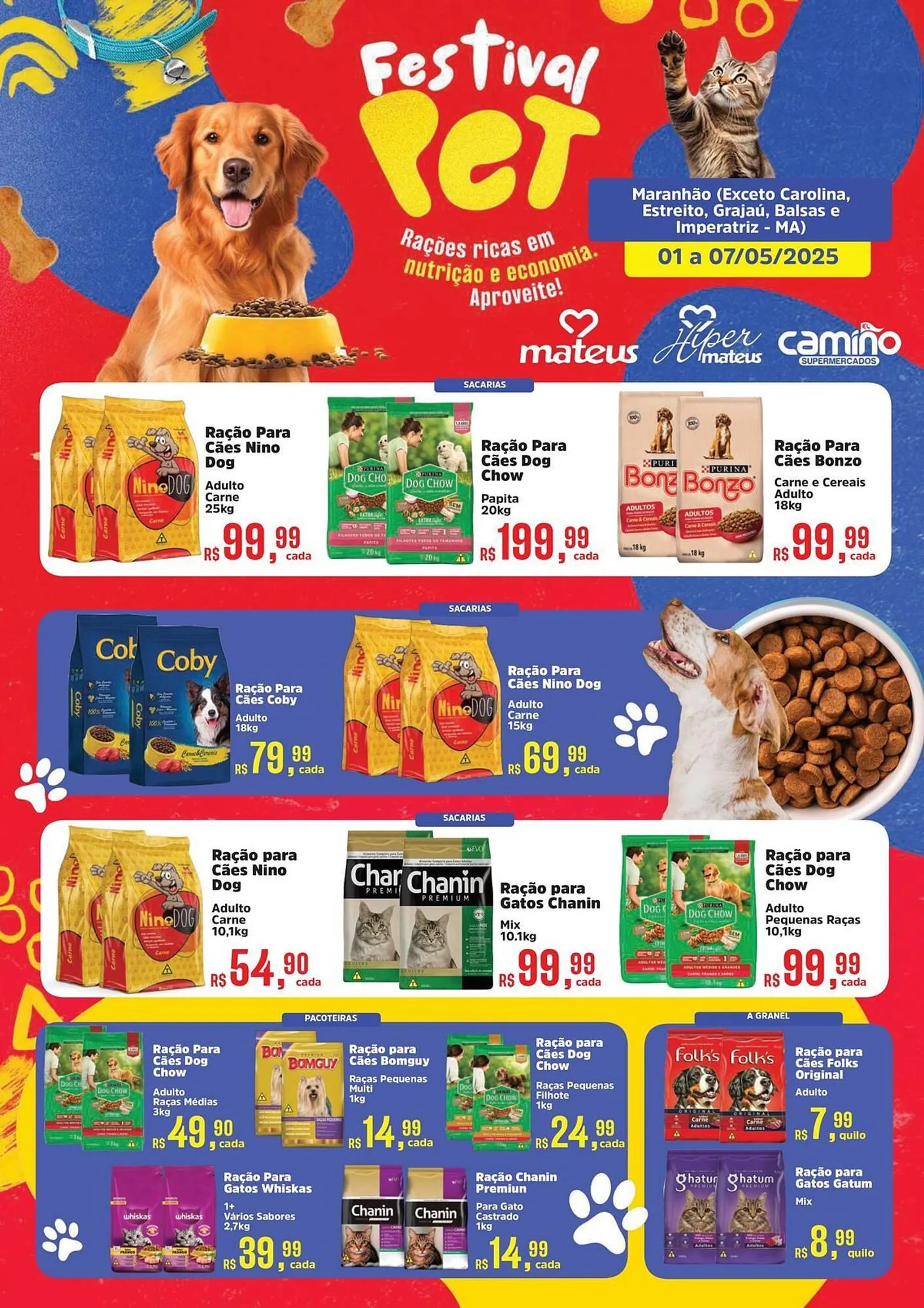 Encarte de Catálogo Supermercados Mateus 4 de maio até 7 de maio 2025 - Pagina 1