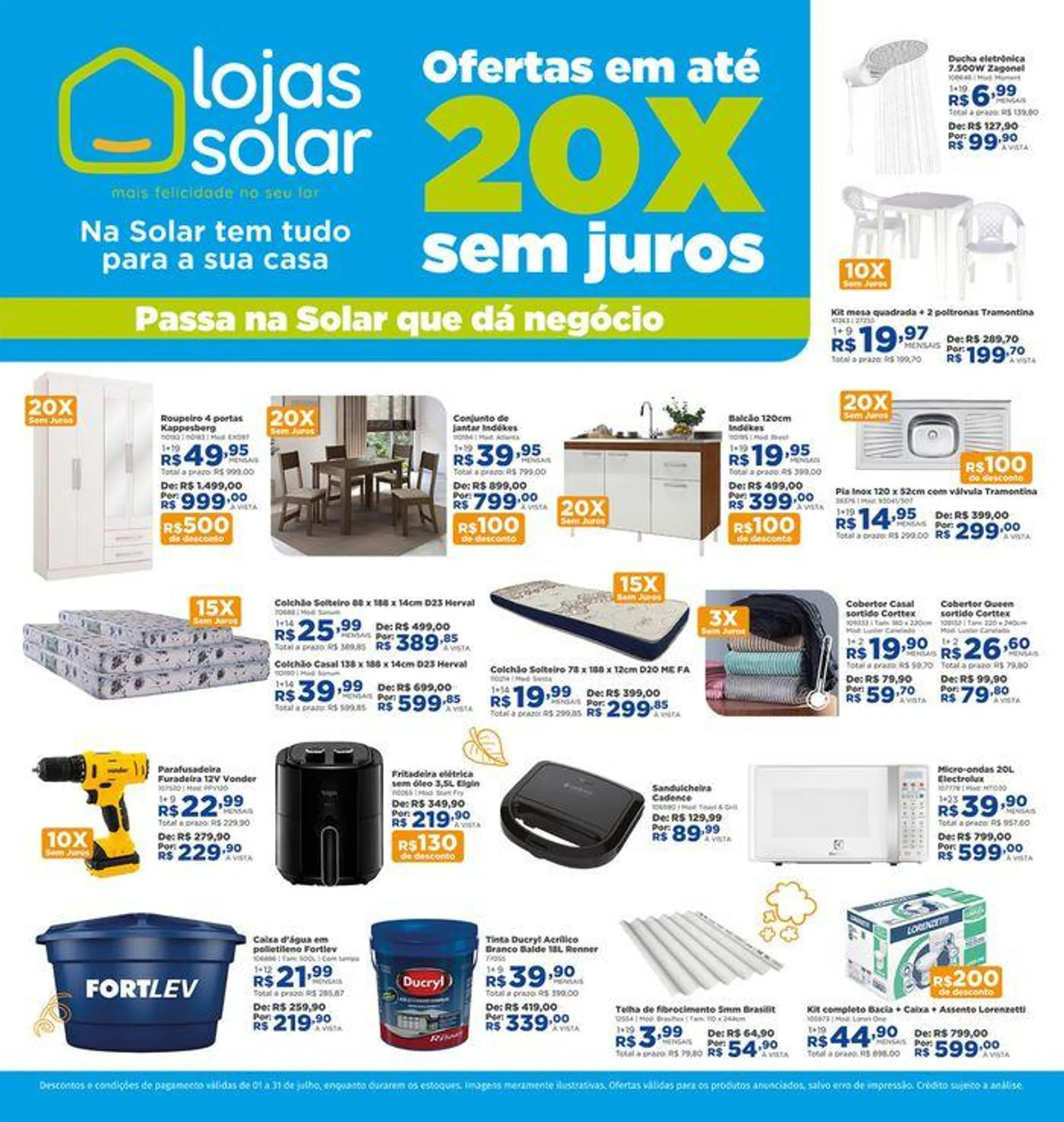 Encarte de Ofertas Lojas Solar 10 de julho até 31 de julho 2024 - Pagina 8