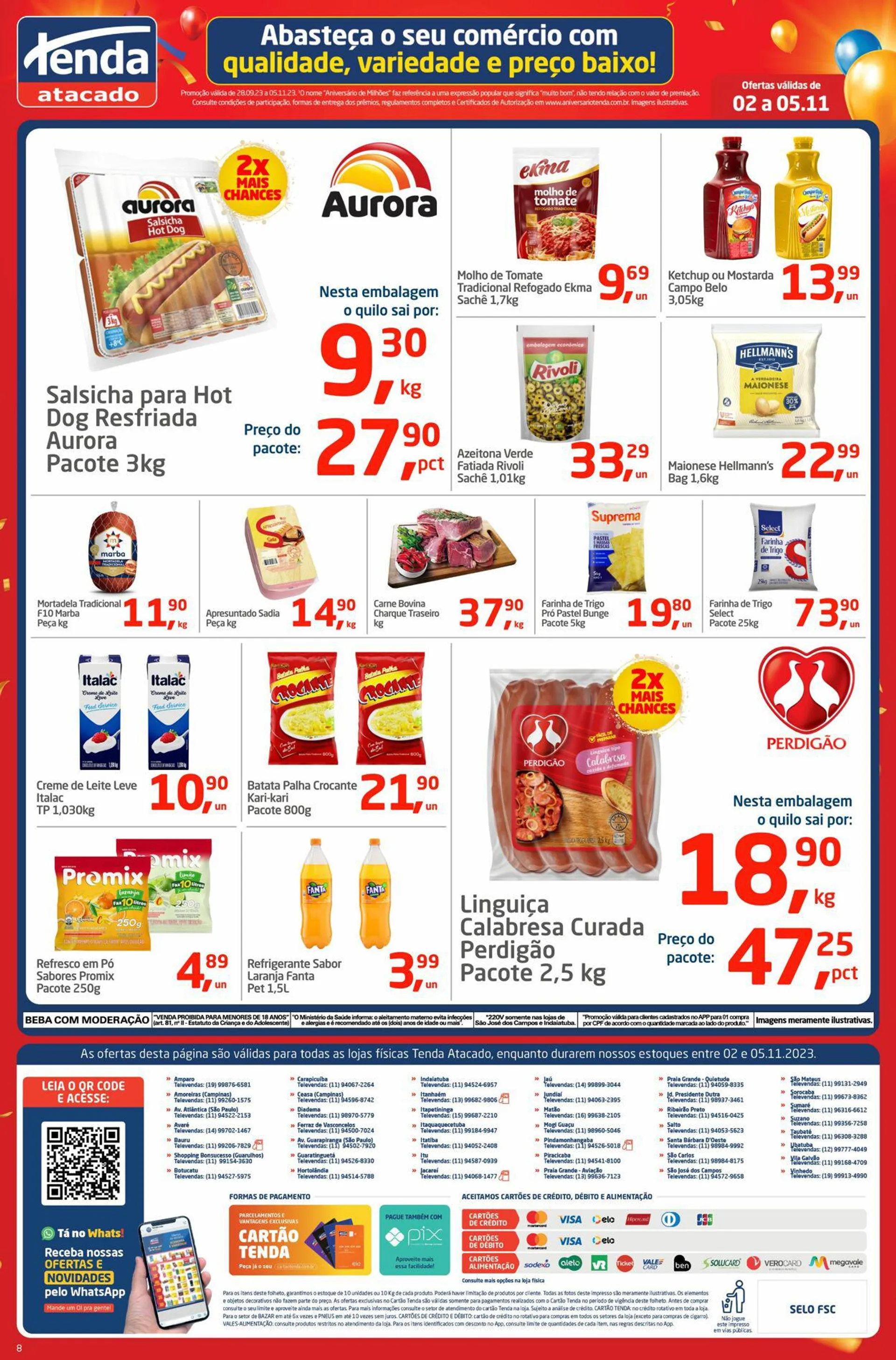 Encarte de Tenda Atacado - Amoreiras - Campinas 2 de novembro até 5 de novembro 2023 - Pagina 8