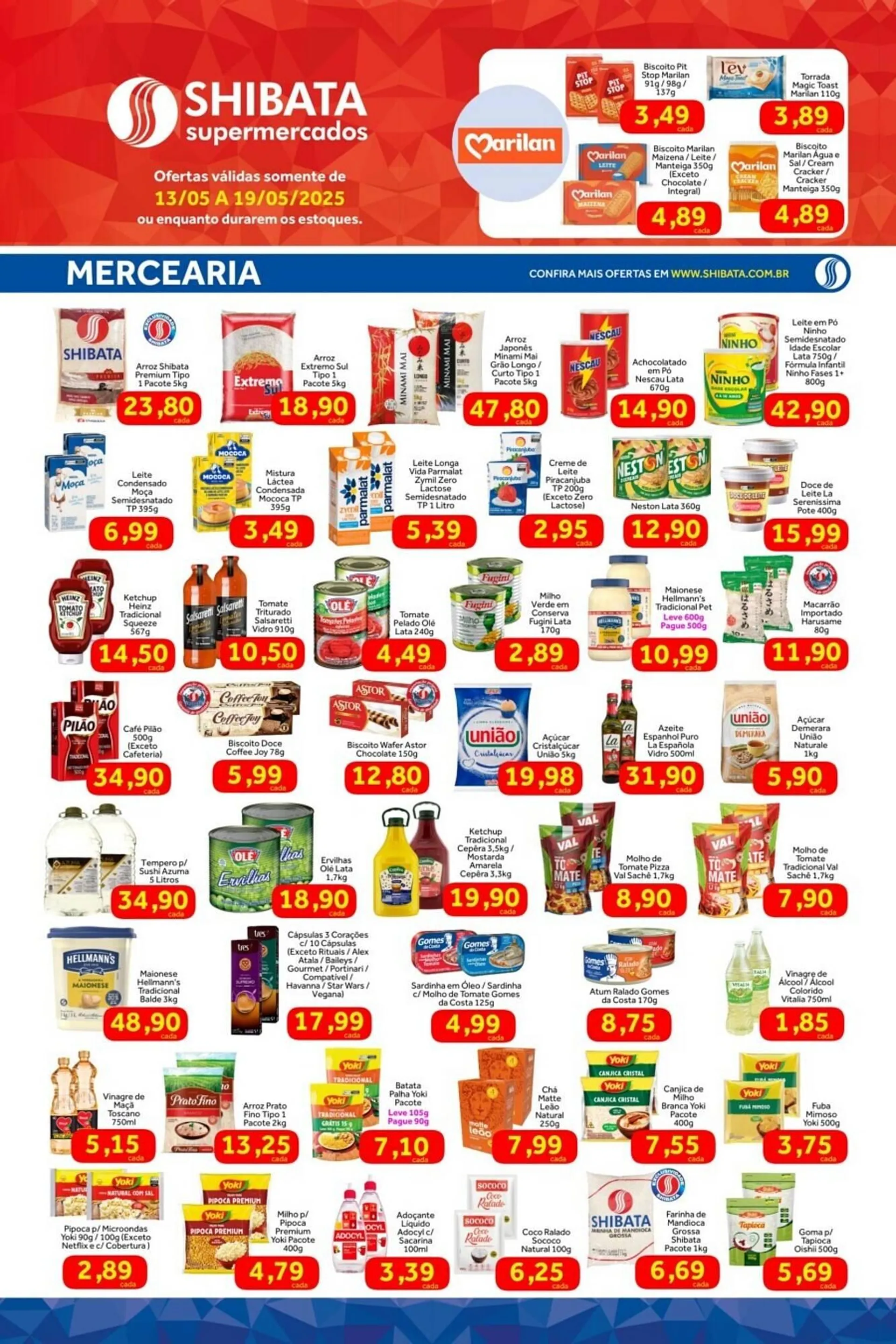 Encarte de Catálogo Shibata Supermercados 13 de maio até 19 de maio 2025 - Pagina 2