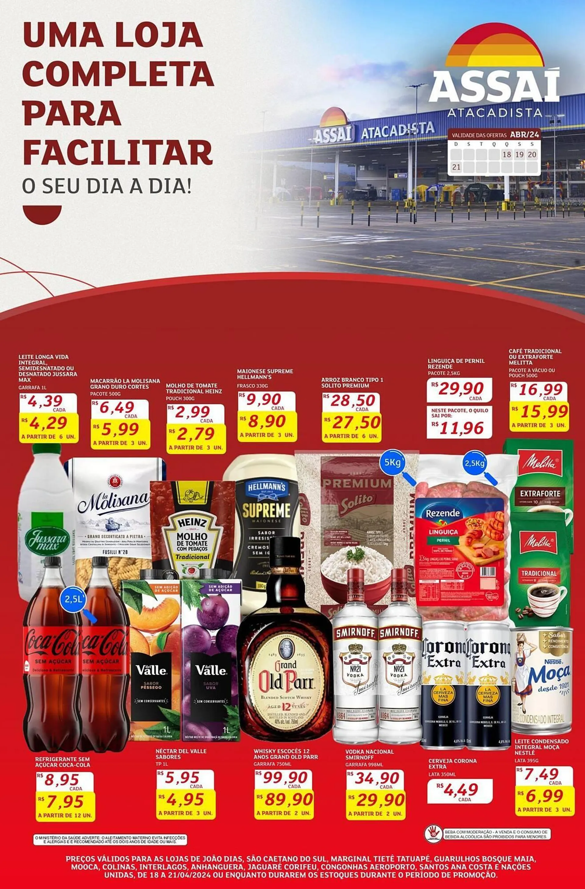Encarte de Catálogo Assaí Atacadista 20 de abril até 20 de abril 2024 - Pagina 1