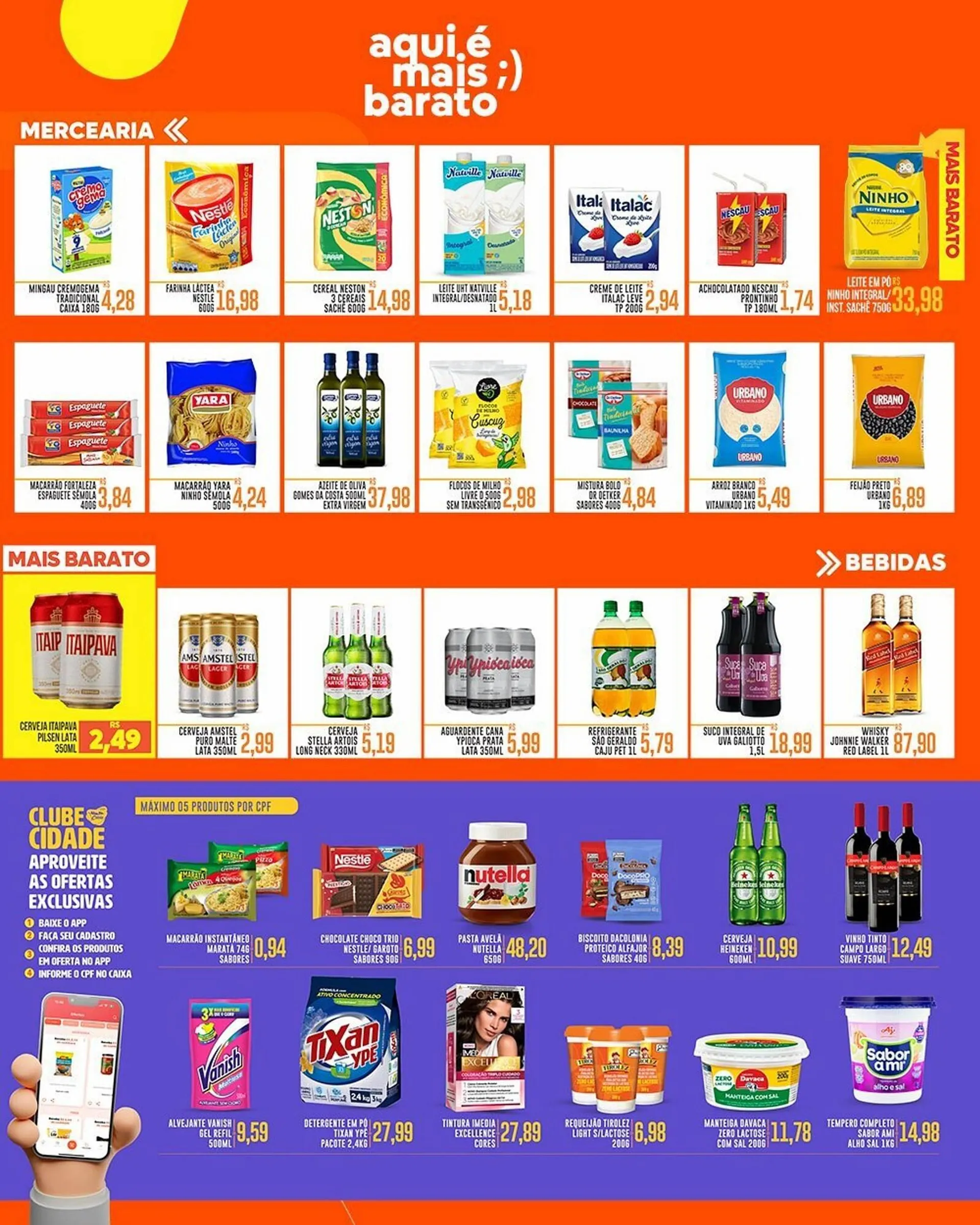 Encarte de Catálogo Cidade Supermercados 14 de março até 20 de março 2025 - Pagina 3
