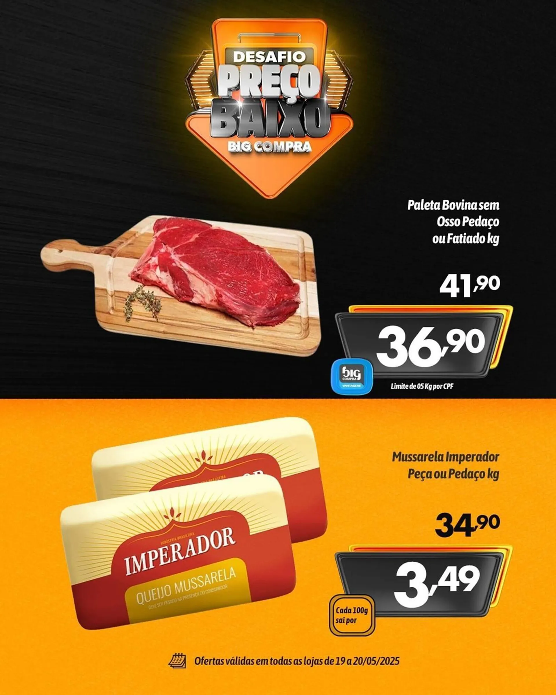 Encarte de Catálogo Supermercados Big Compra 19 de maio até 20 de maio 2025 - Pagina 2