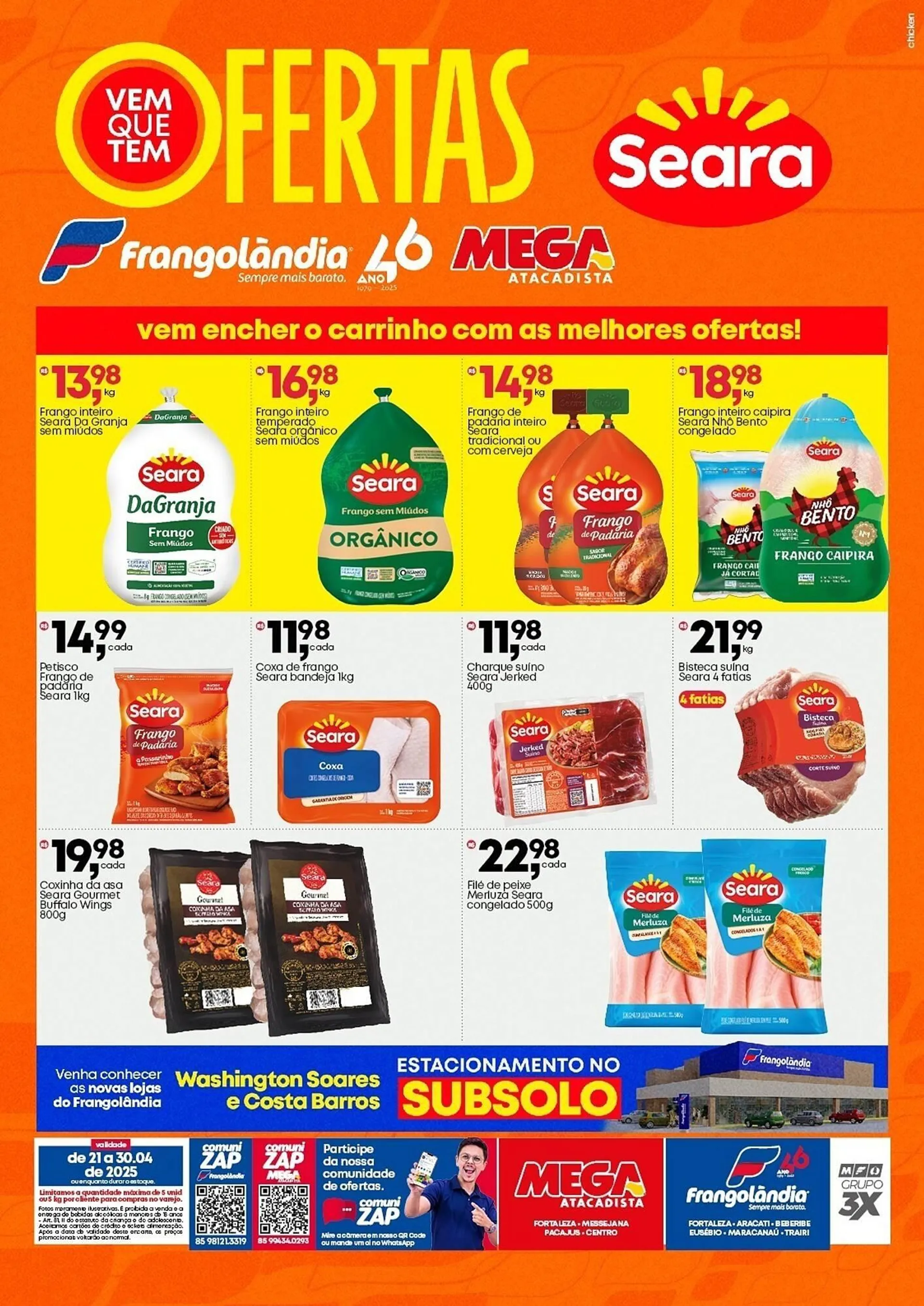 Encarte de Ofertas Frangolândia 21 de abril até 30 de abril 2025 - Pagina 2
