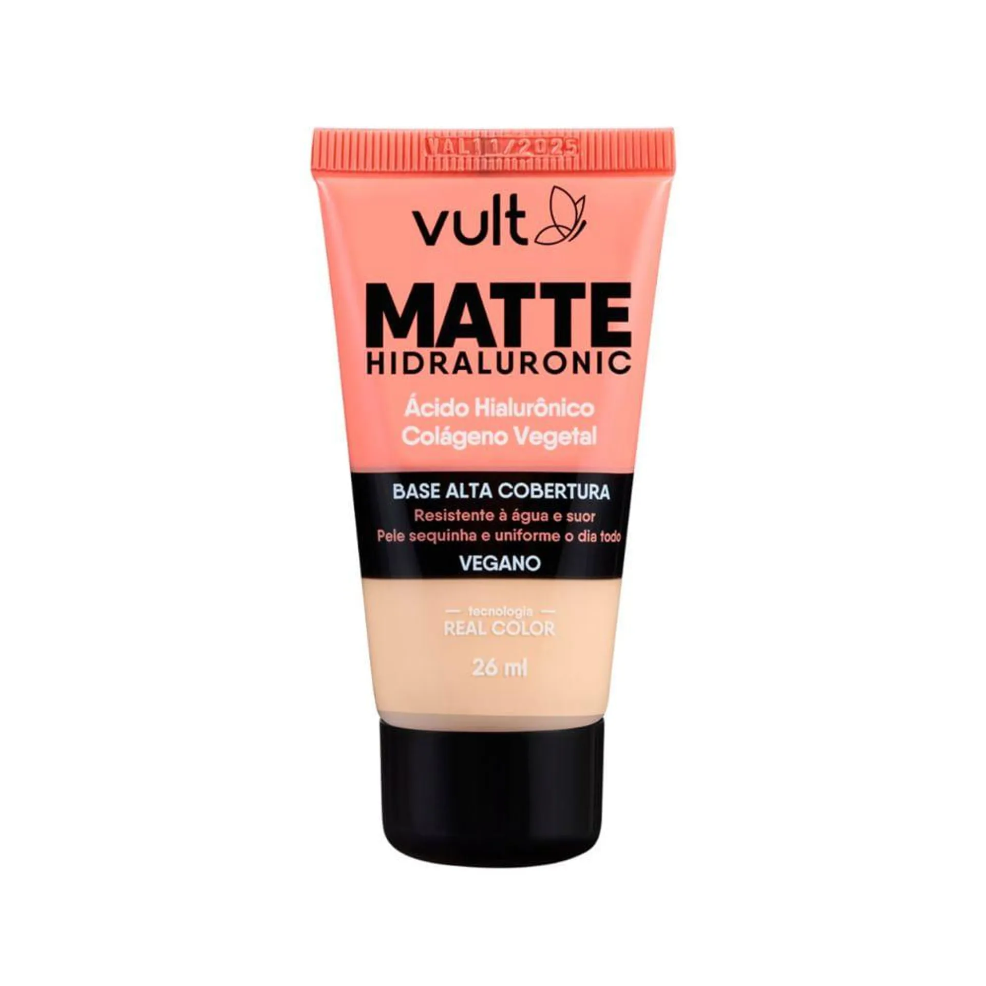 Base Líquida Vult Matte Hidraluronic V150 26ml